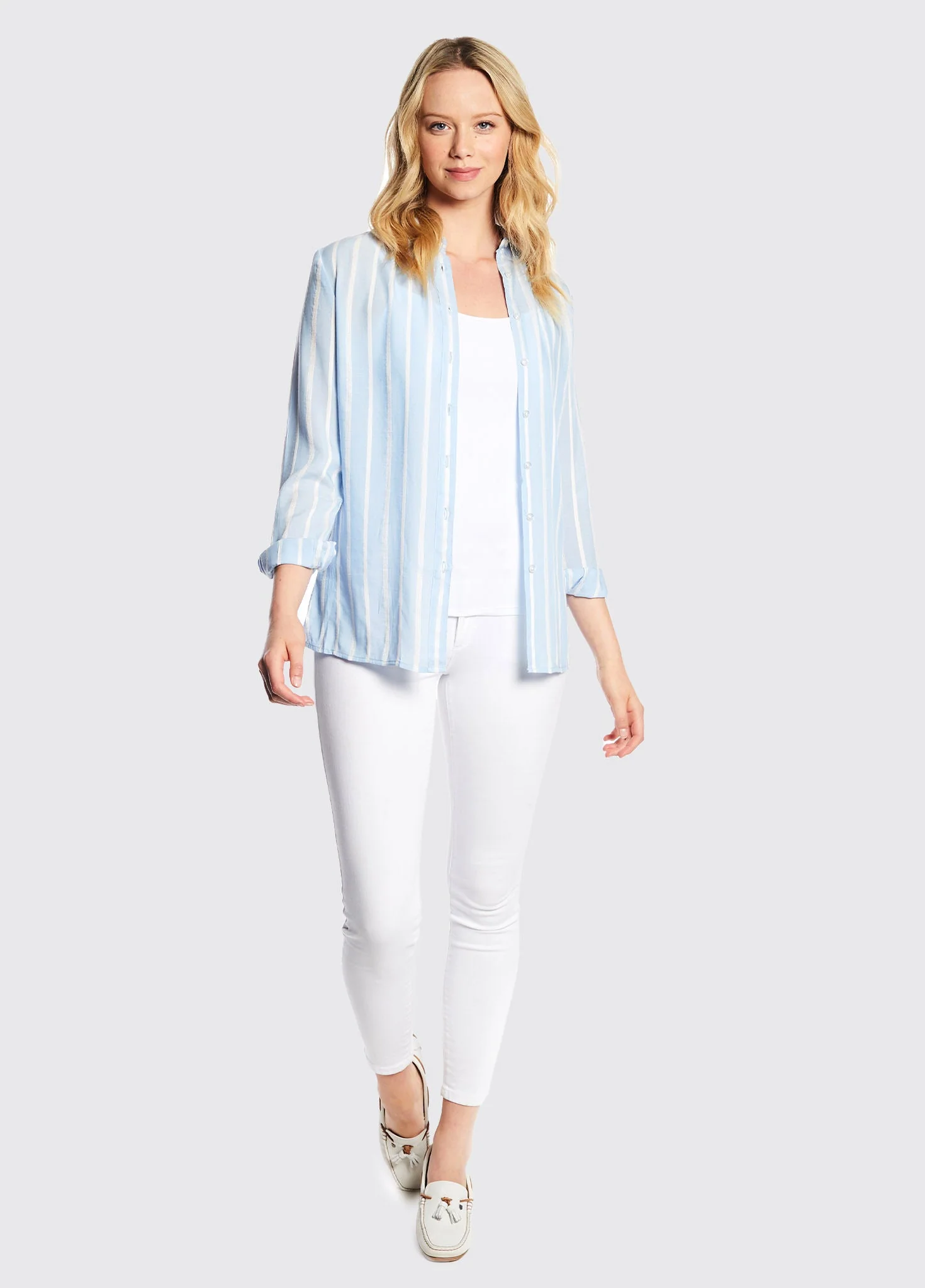 Violet Shirt - Pale Blue - Image 2