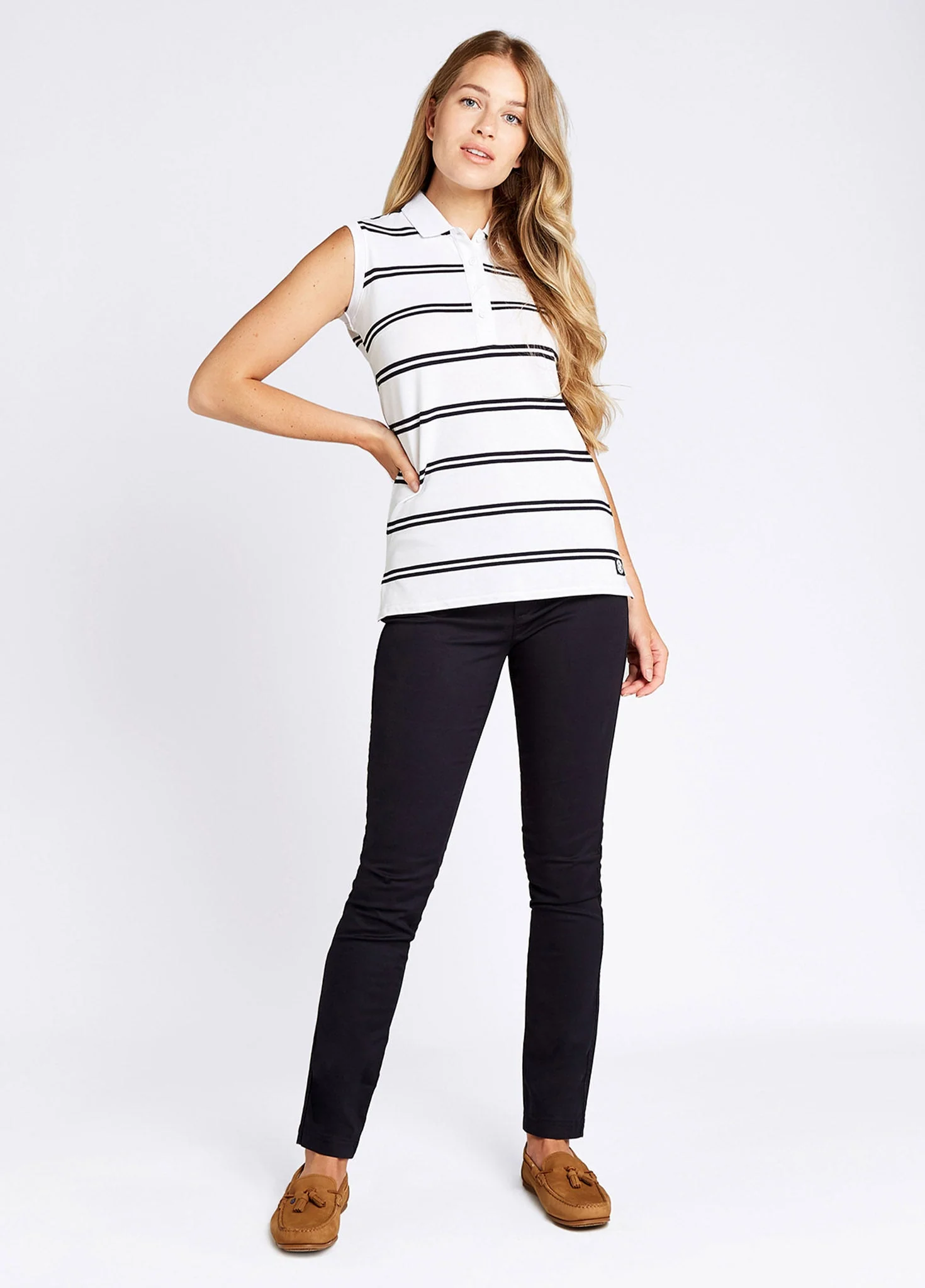 Mohill Sleeveless Top - White - Image 2