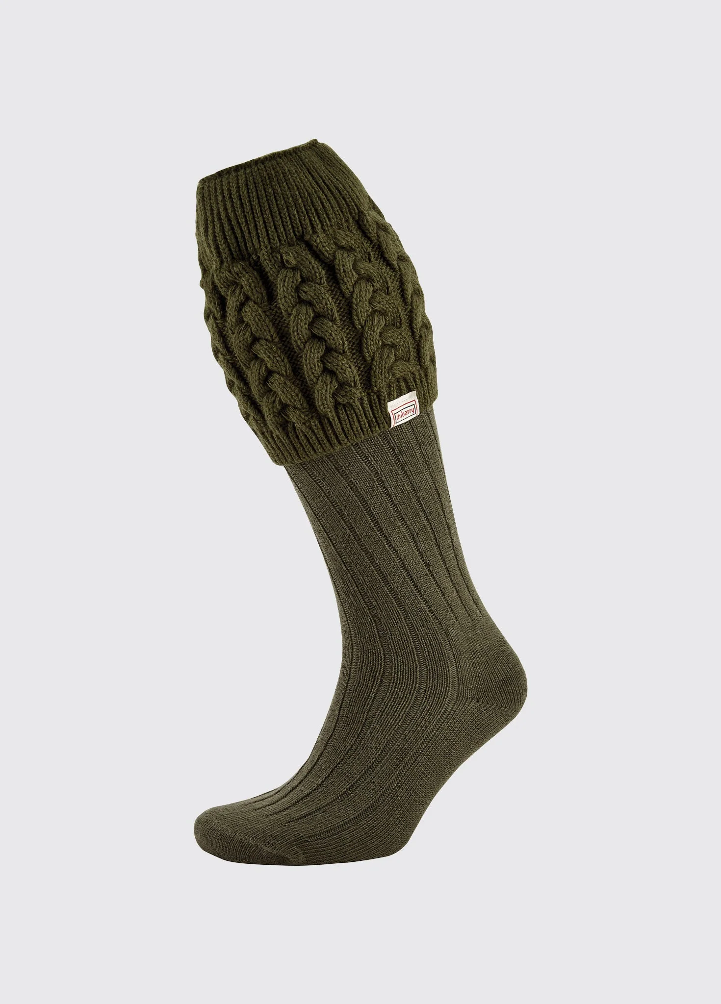 Trinity Ladies Socks - Olive - Image 2