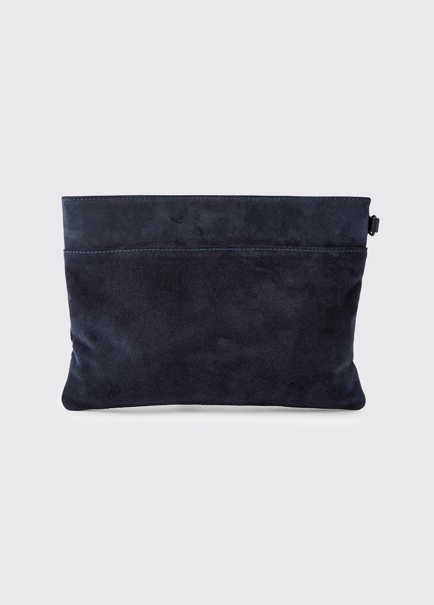 Millymount Ladies Suede Clutch - French Navy - Image 2