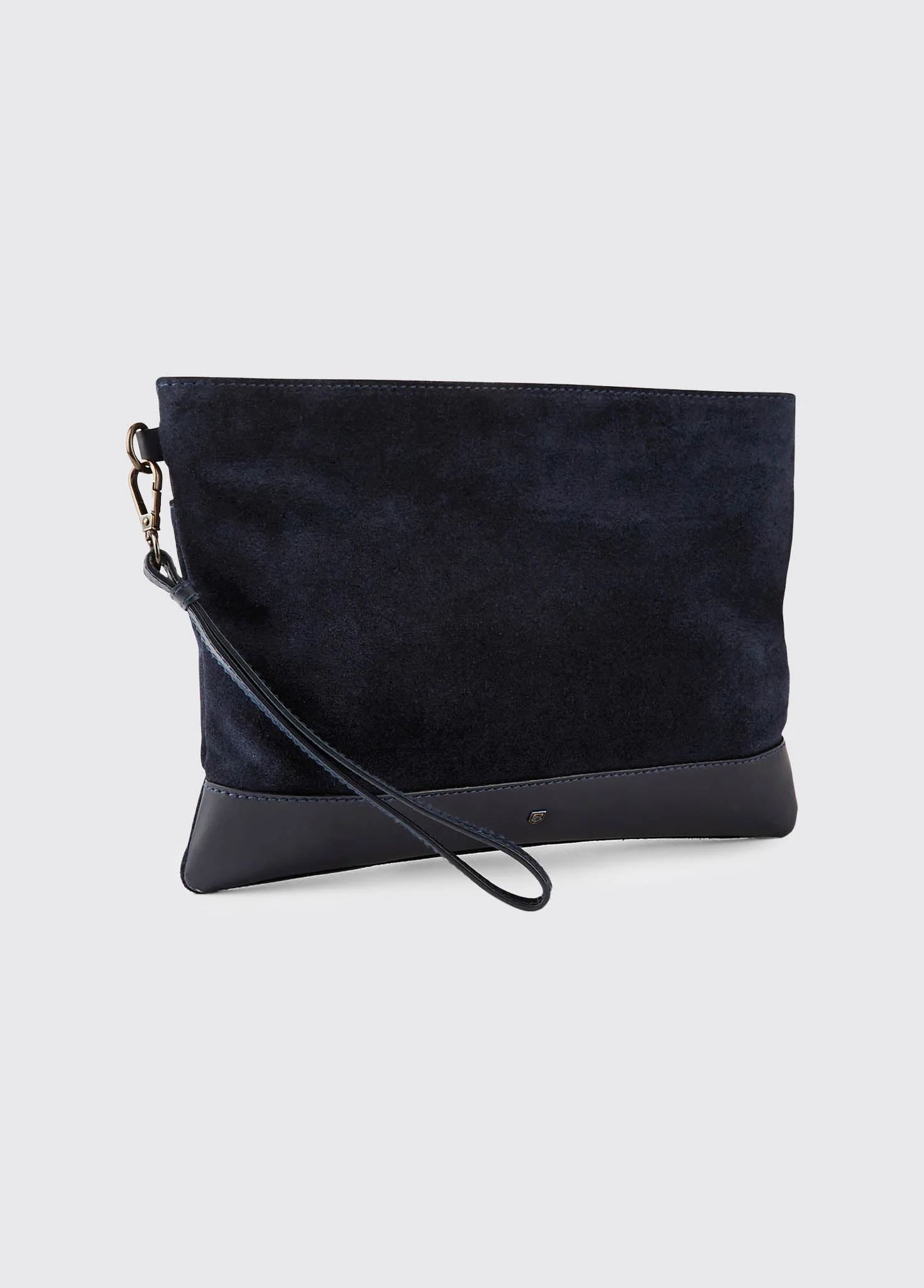 Millymount Ladies Suede Clutch - French Navy - Image 4