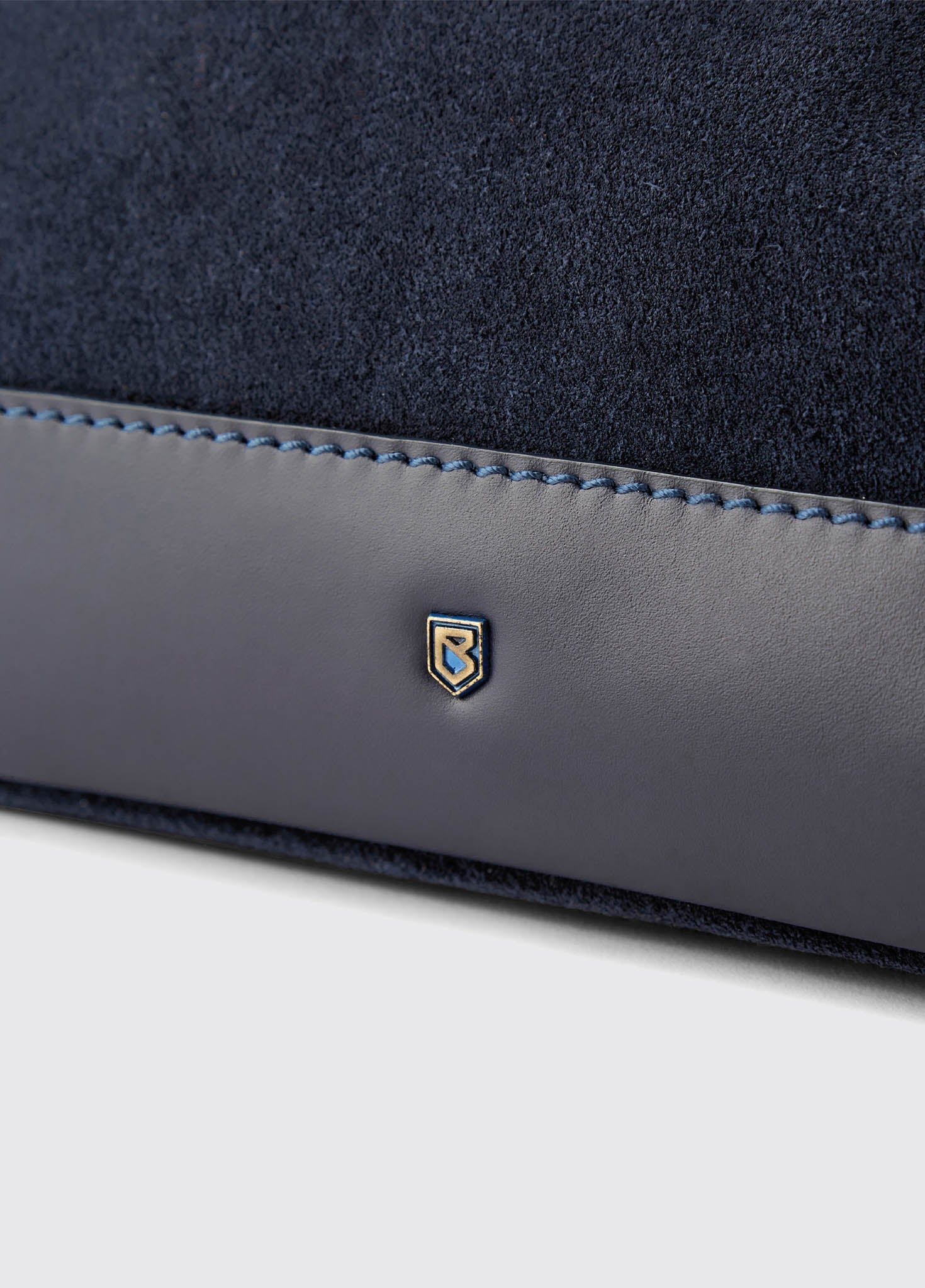 Millymount Ladies Suede Clutch - French Navy - Image 7