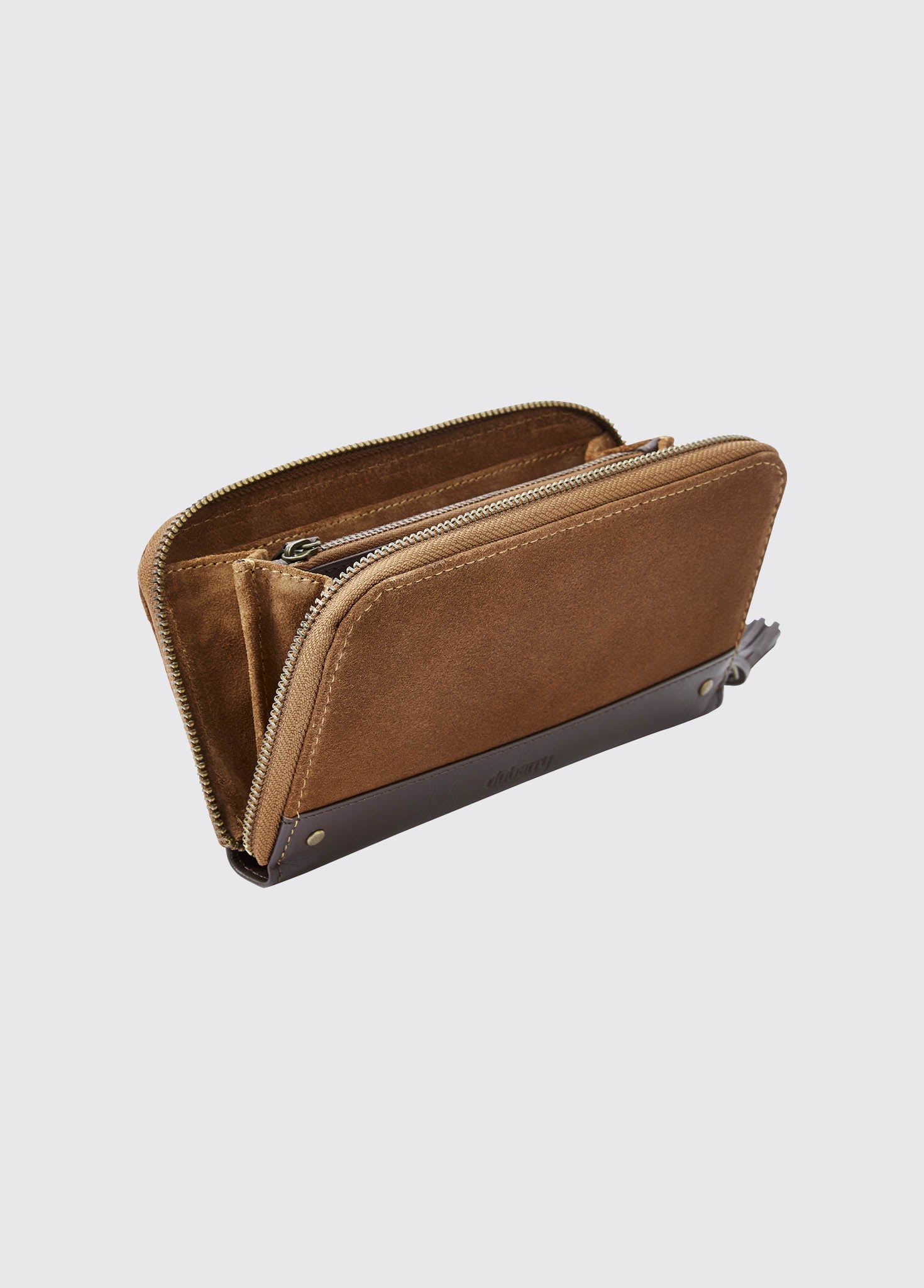 Northbrook Ladies Suede Purse - Camel - Image 4