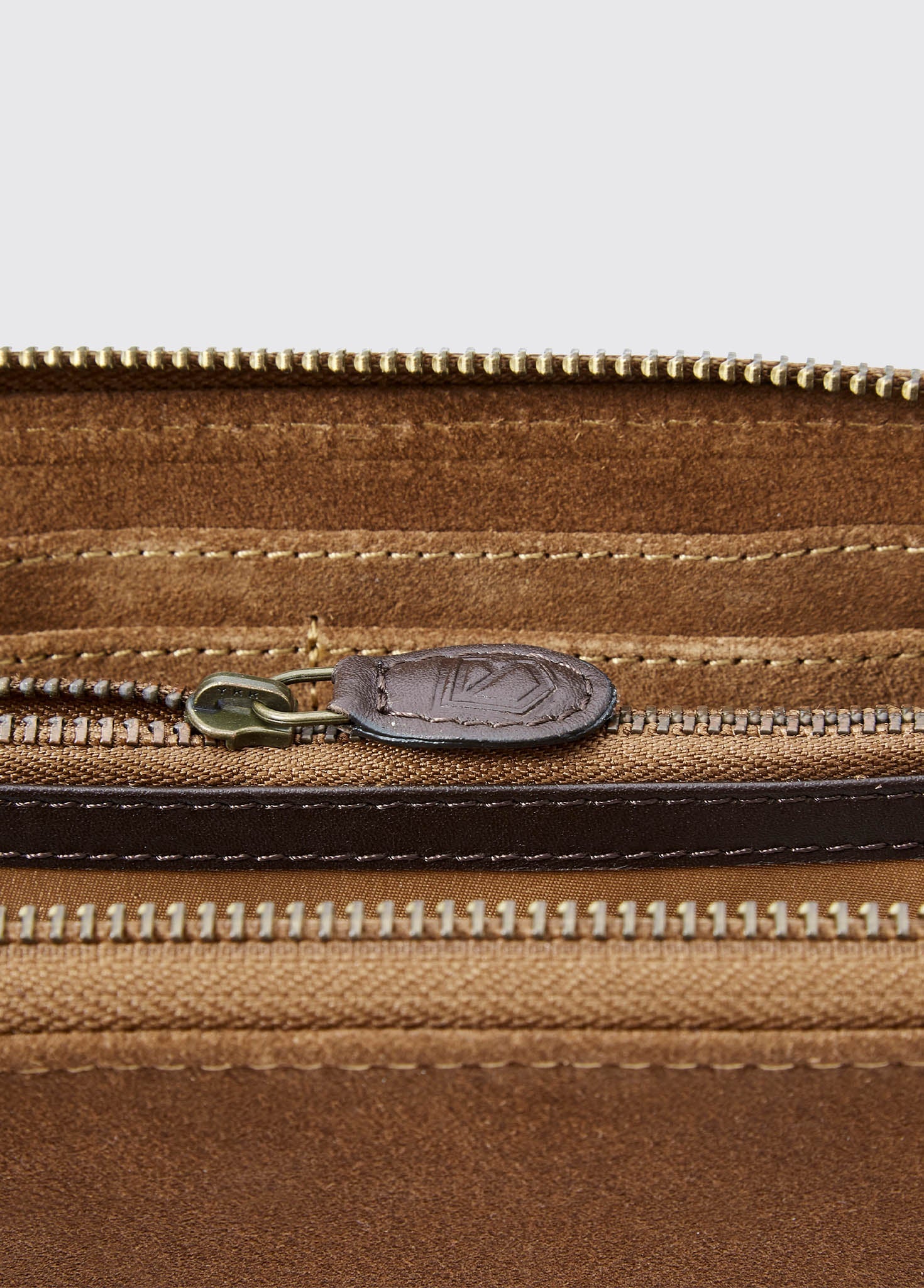 Northbrook Ladies Suede Purse - Camel - Image 8