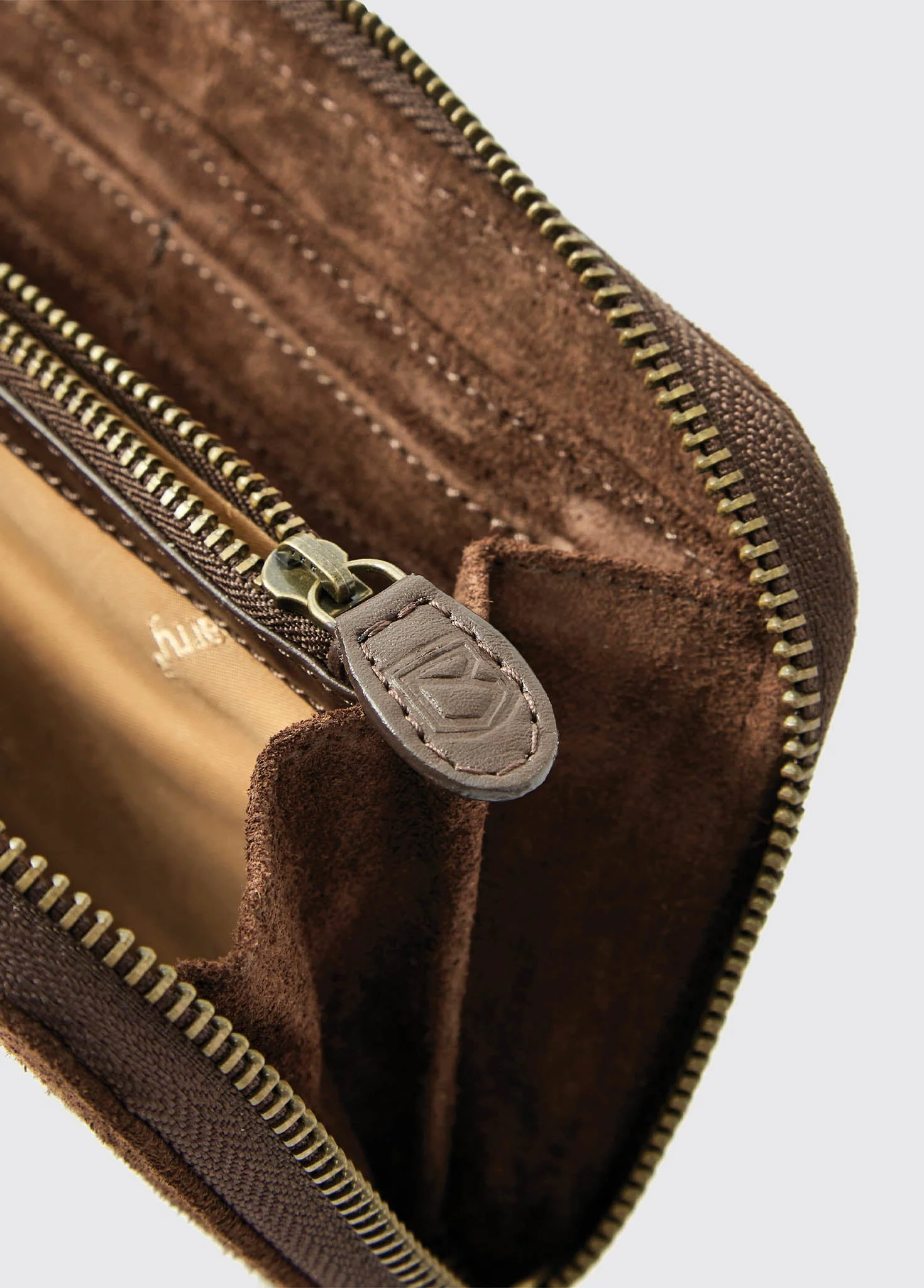 Northbrook Ladies Suede Purse - Cigar - Image 6