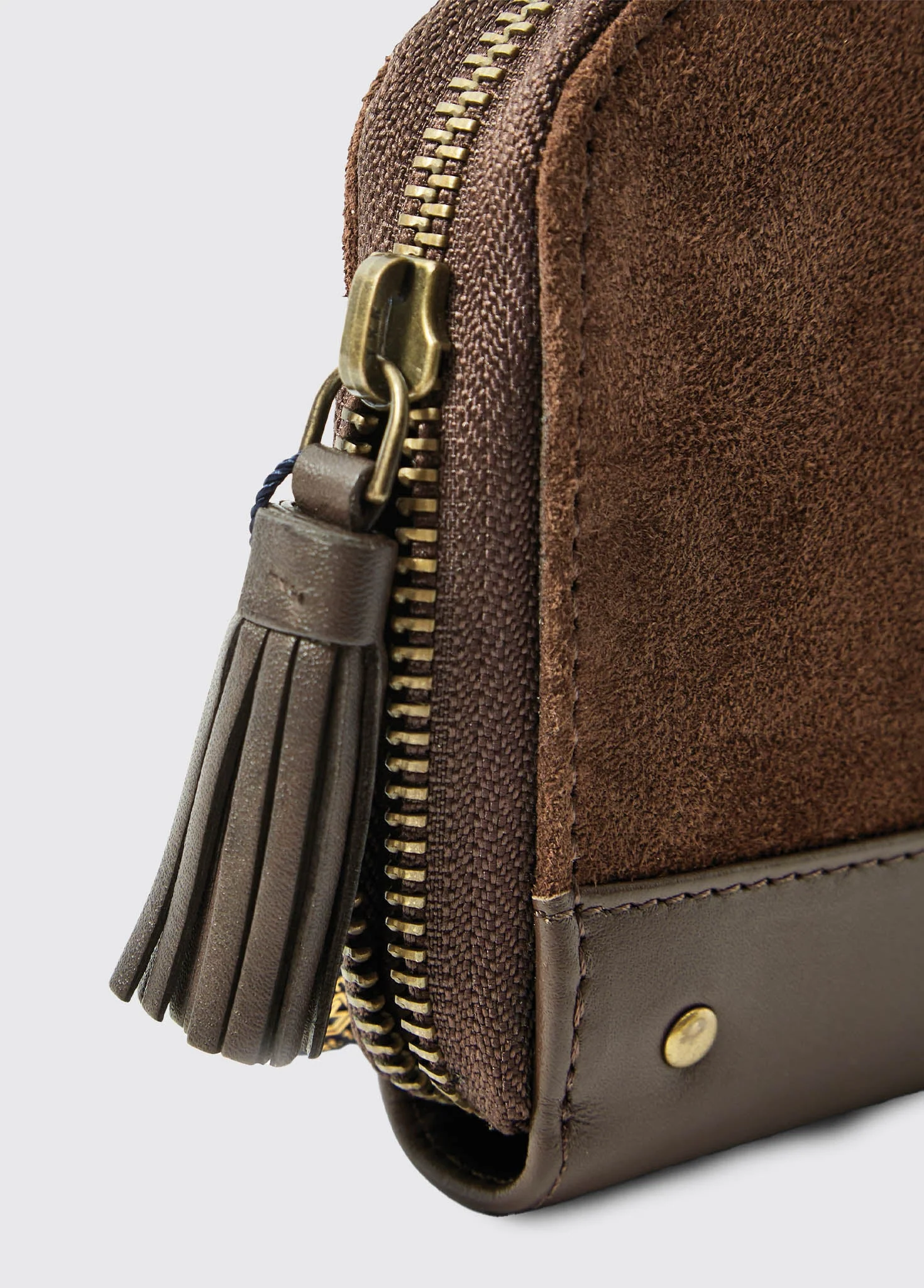 Northbrook Ladies Suede Purse - Cigar - Image 7
