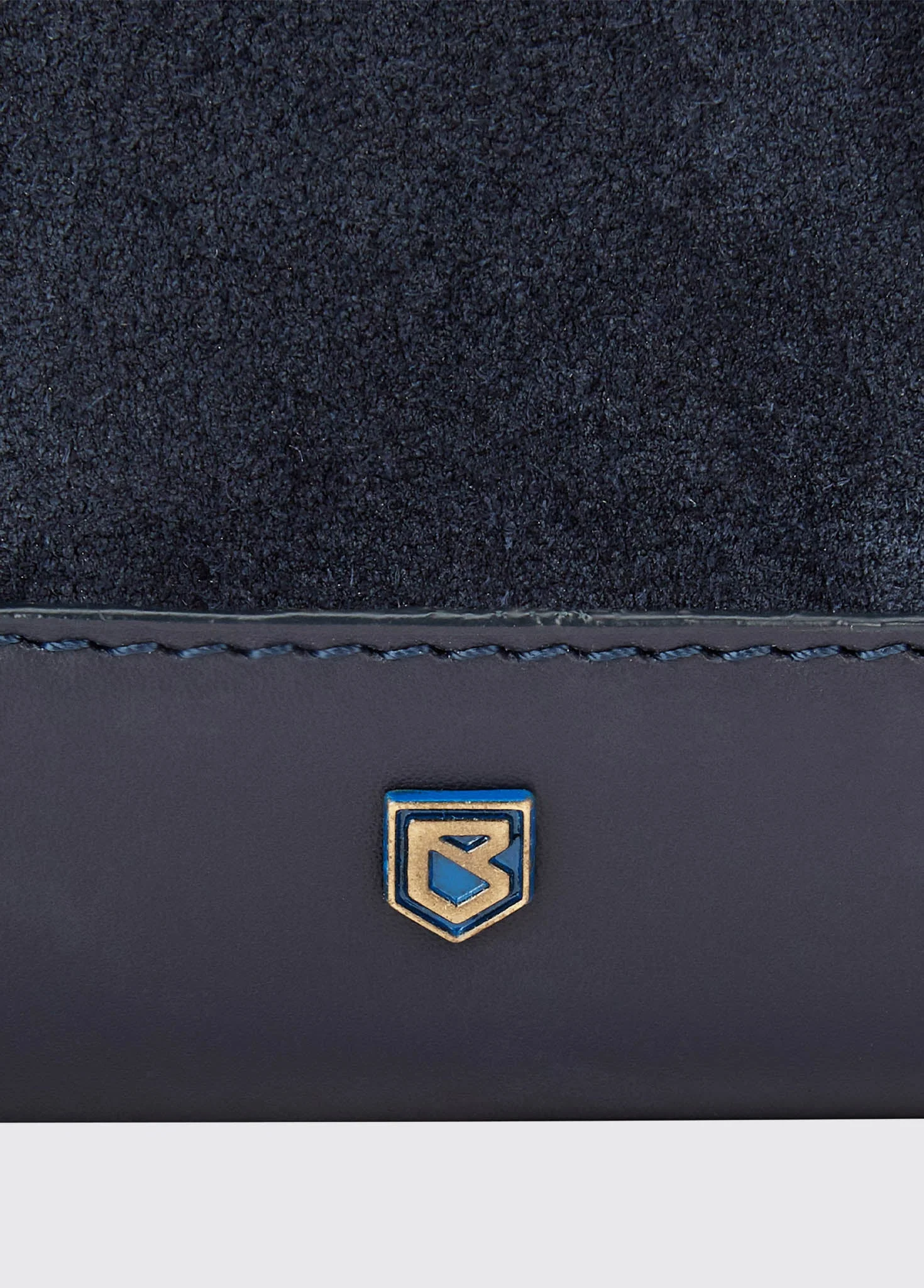 Richmond Ladies Suede Purse - French Navy - Image 4