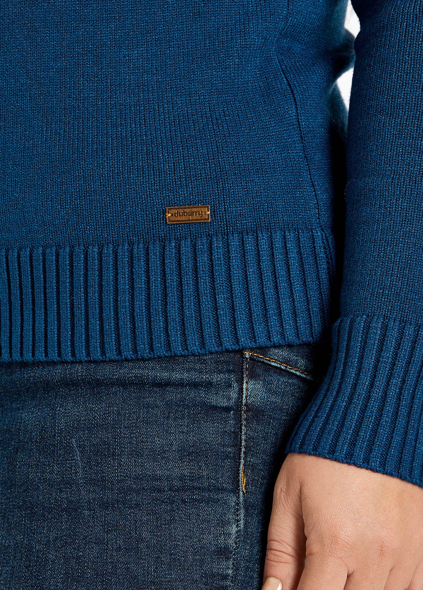 Rosmead Sweater - Peacock Blue - Image 6