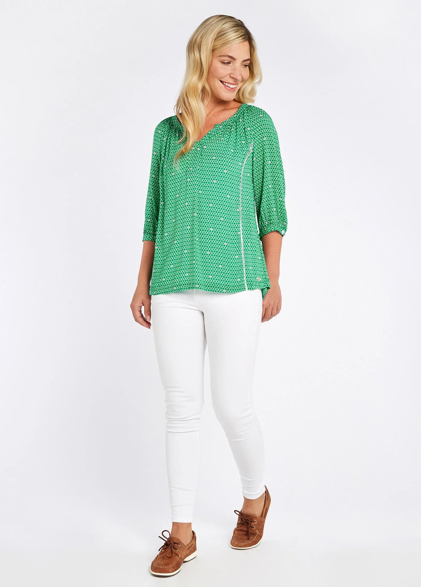 Cloudberry Top - Kelly Green - Image 2