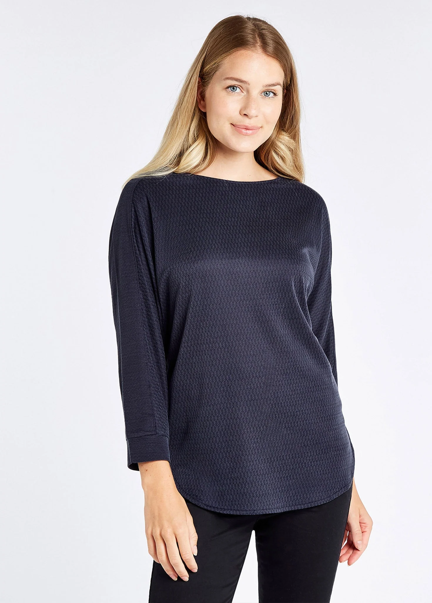 Templehouse Tunic Top - Navy - Image 3