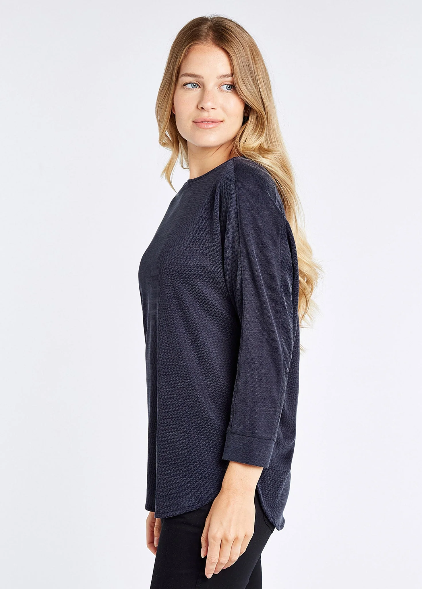 Templehouse Tunic Top - Navy - Image 4