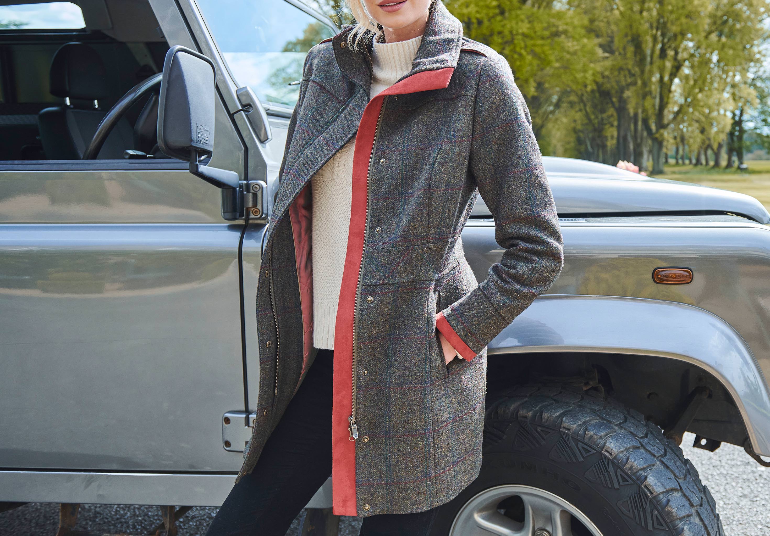 Hedgerow Tweed Coat - Hemlock - Image 3