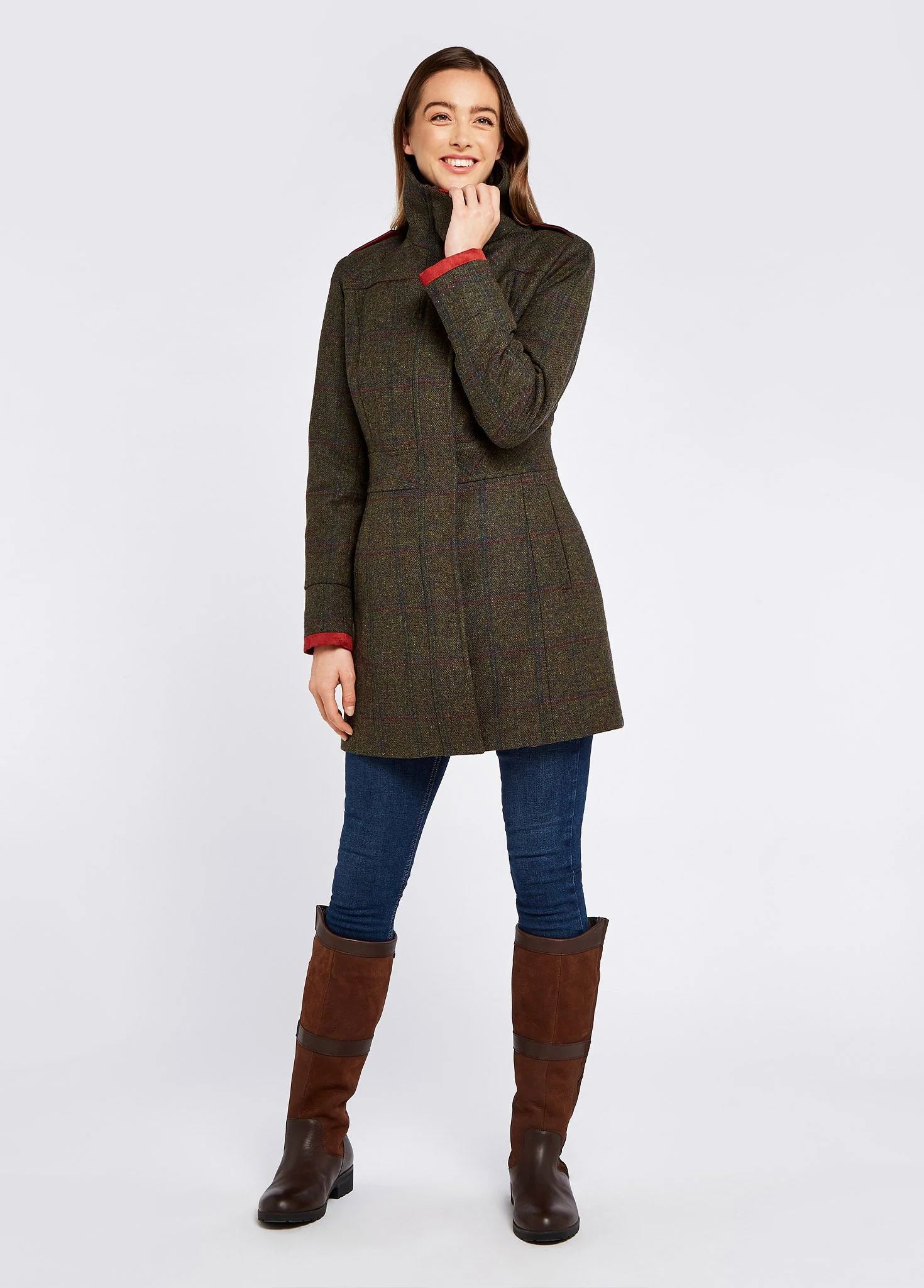 Hedgerow Tweed Coat - Hemlock - Image 5