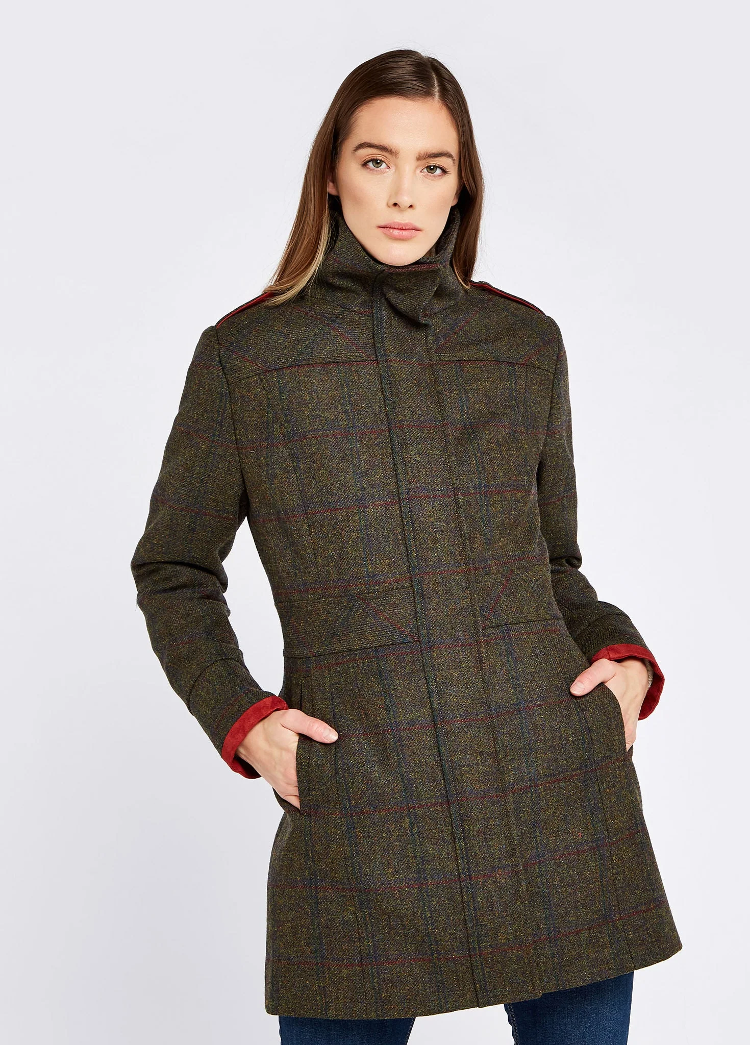Hedgerow Tweed Coat - Hemlock - Image 6