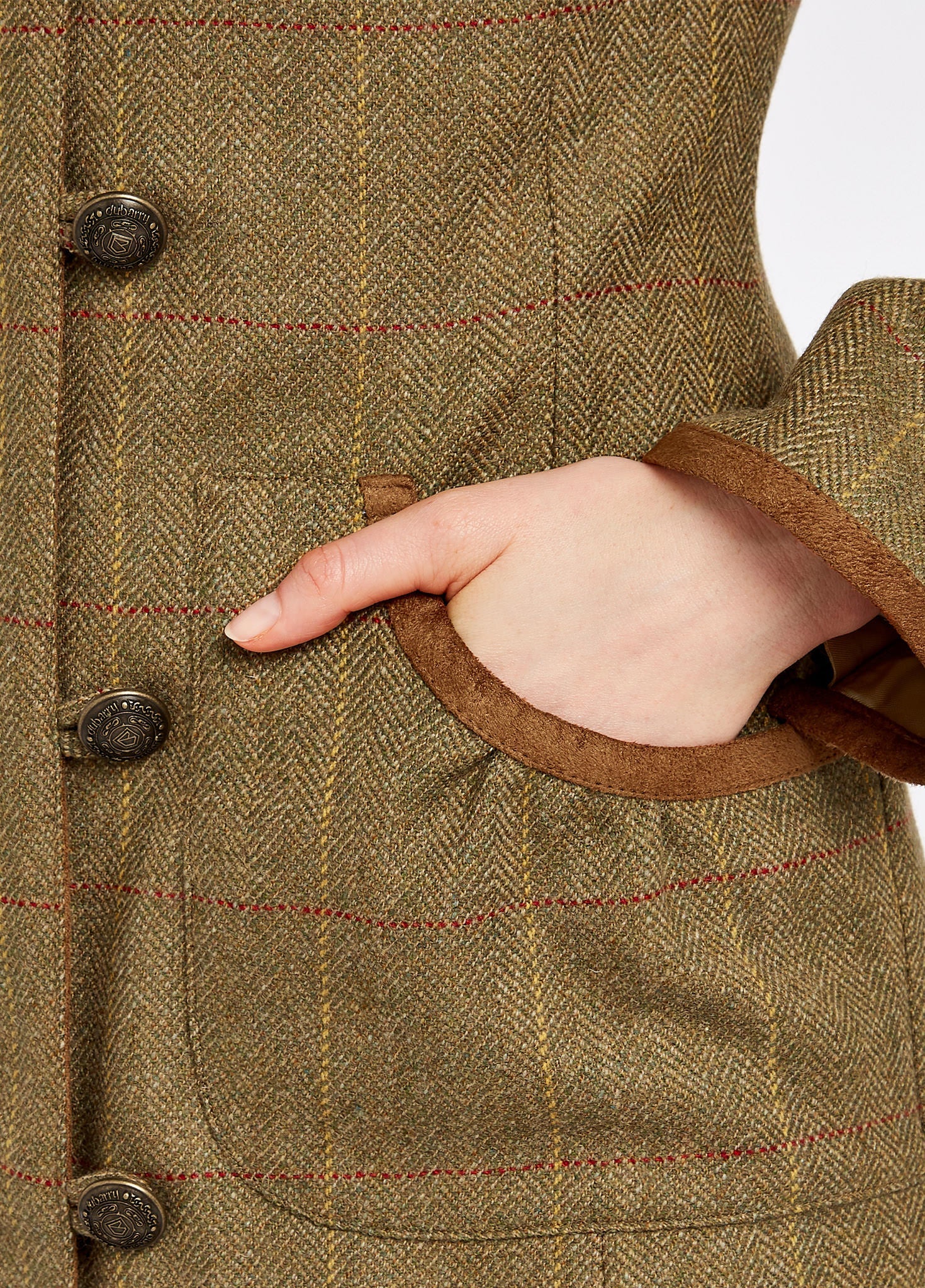 Bracken Tweed Jacket - Elm - Image 4