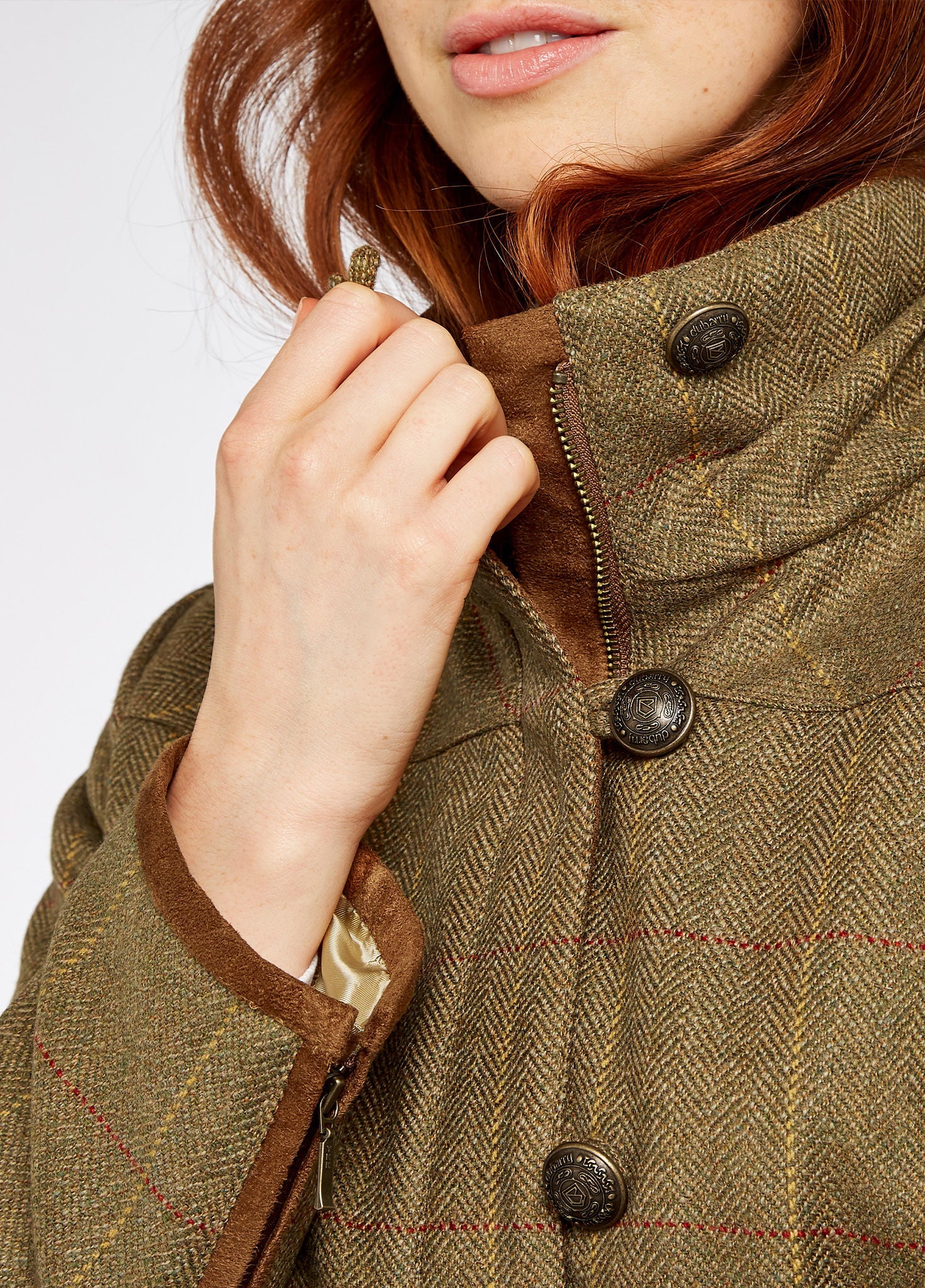 Bracken Tweed Jacket - Elm - Image 5