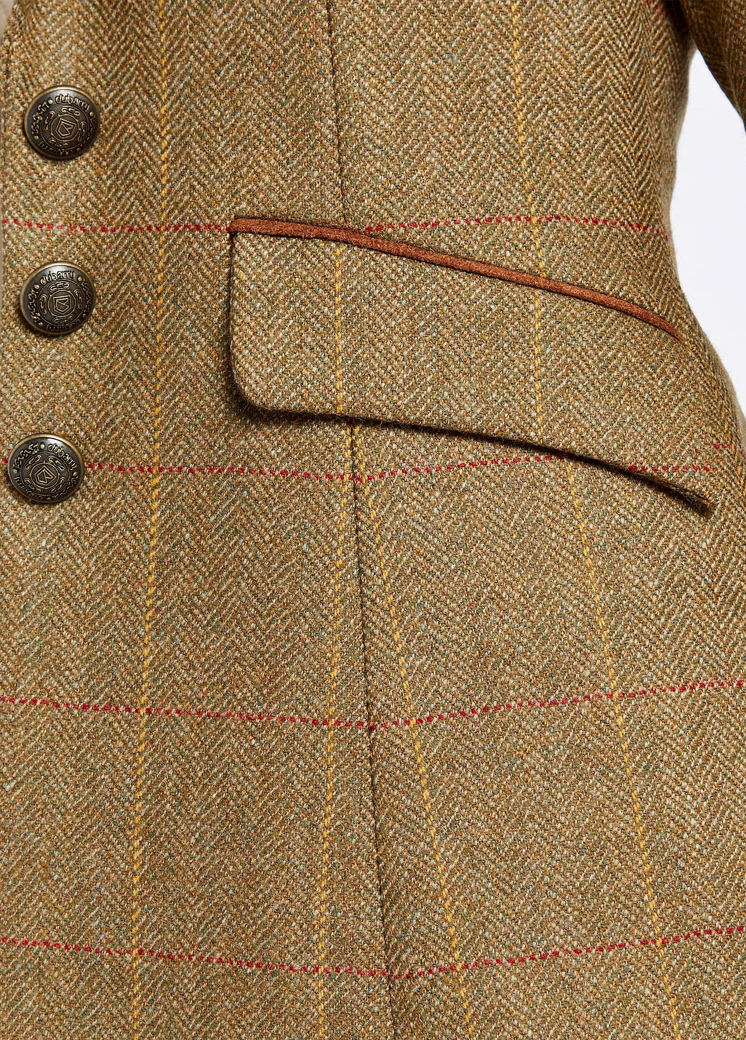 Heather Tweed Jacket - Elm - Image 7