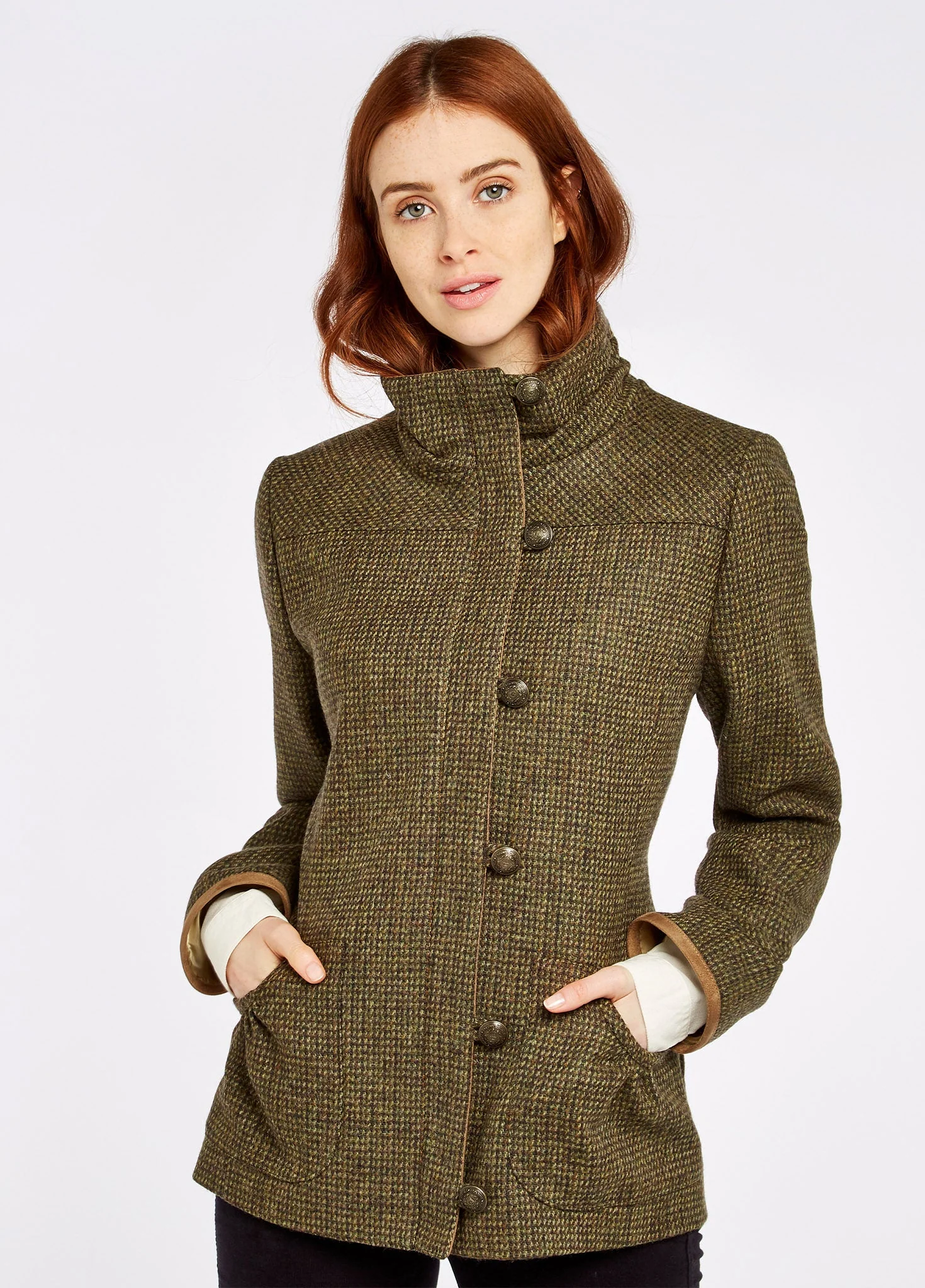 Bracken Tweed Jacket - Heath - Image 4