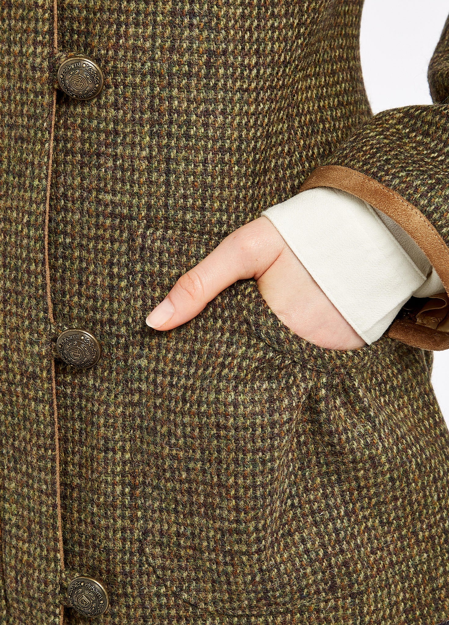 Bracken Tweed Jacket - Heath - Image 5