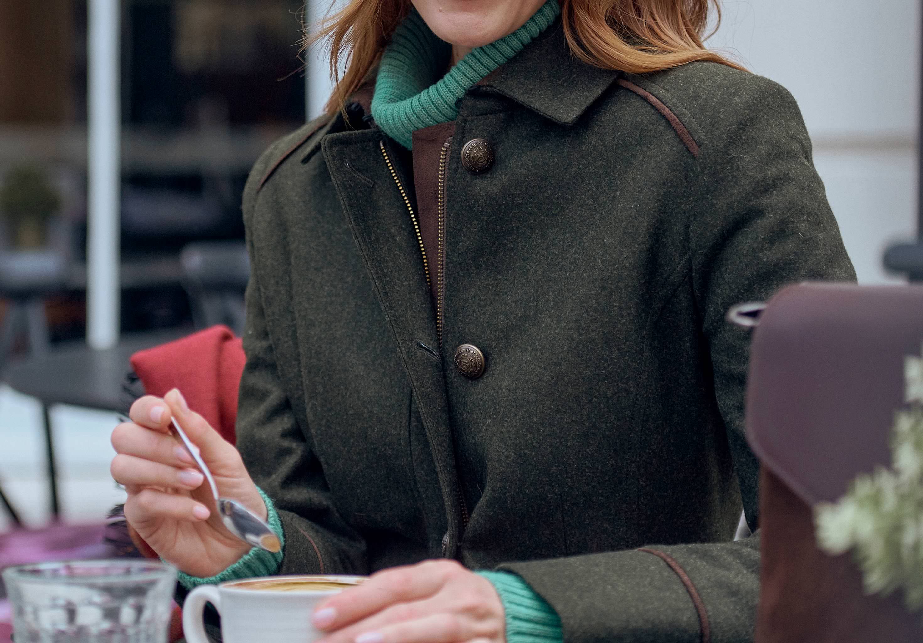 Slievebloom Tweed Jacket - Loden - Image 3