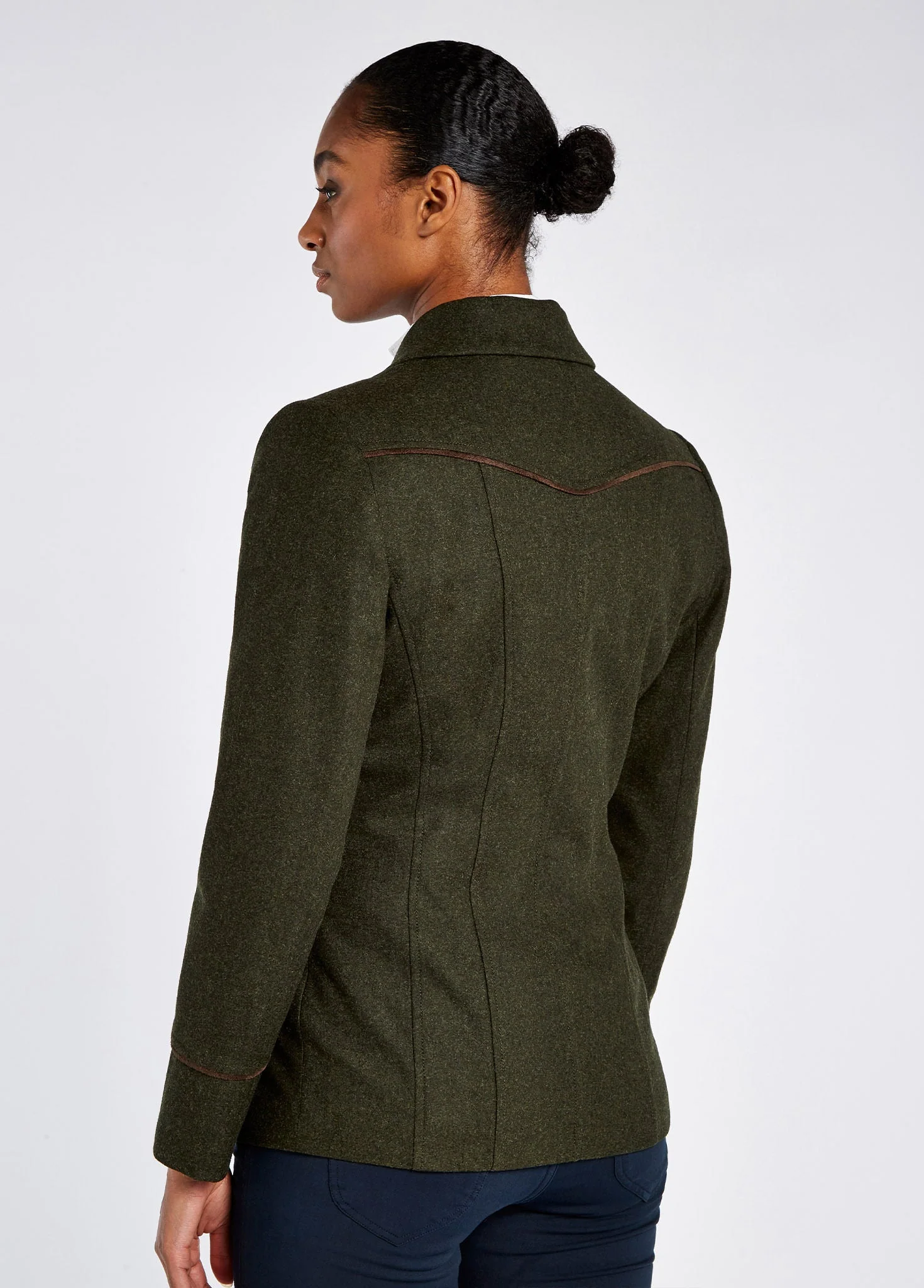 Slievebloom Tweed Jacket - Loden - Image 5