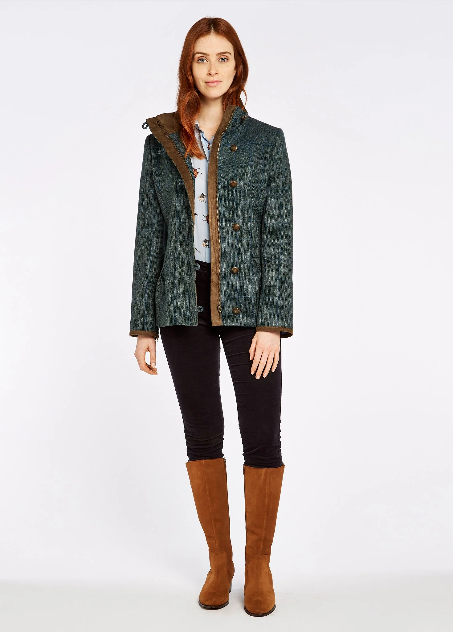 Bracken Tweed Jacket - Mist - Image 2