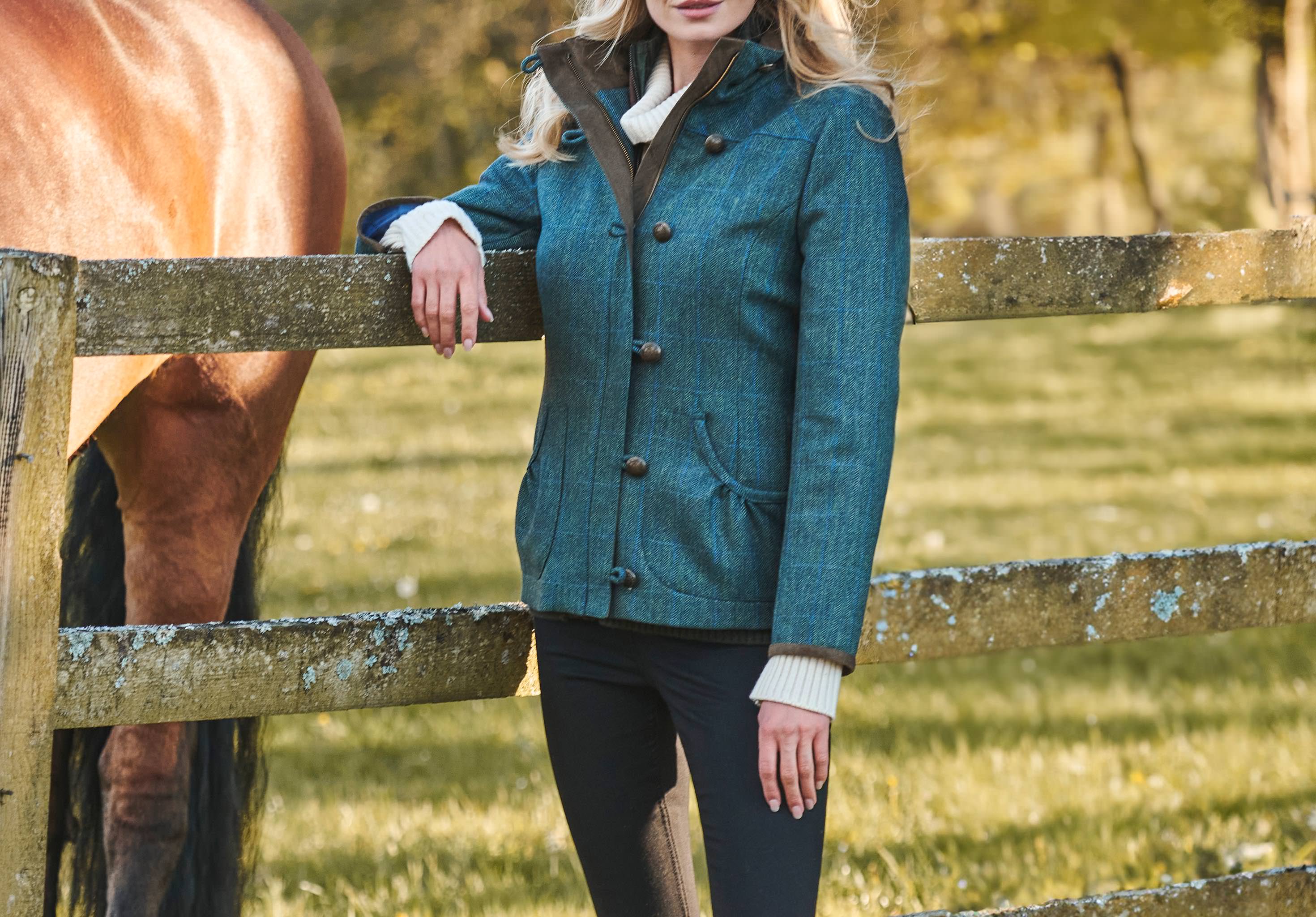 Bracken Tweed Jacket - Mist - Image 3