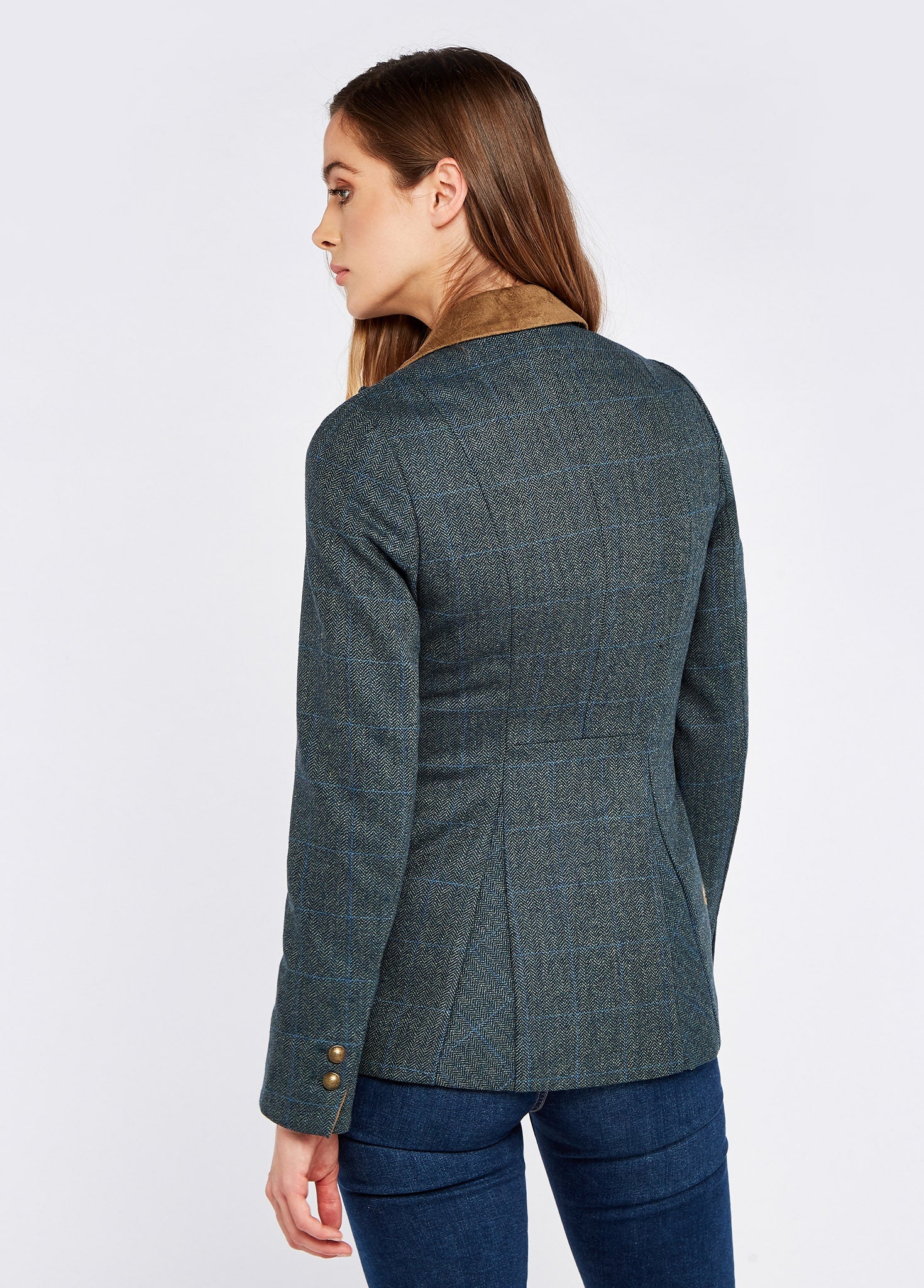 Heather Tweed Jacket - Mist - Image 4