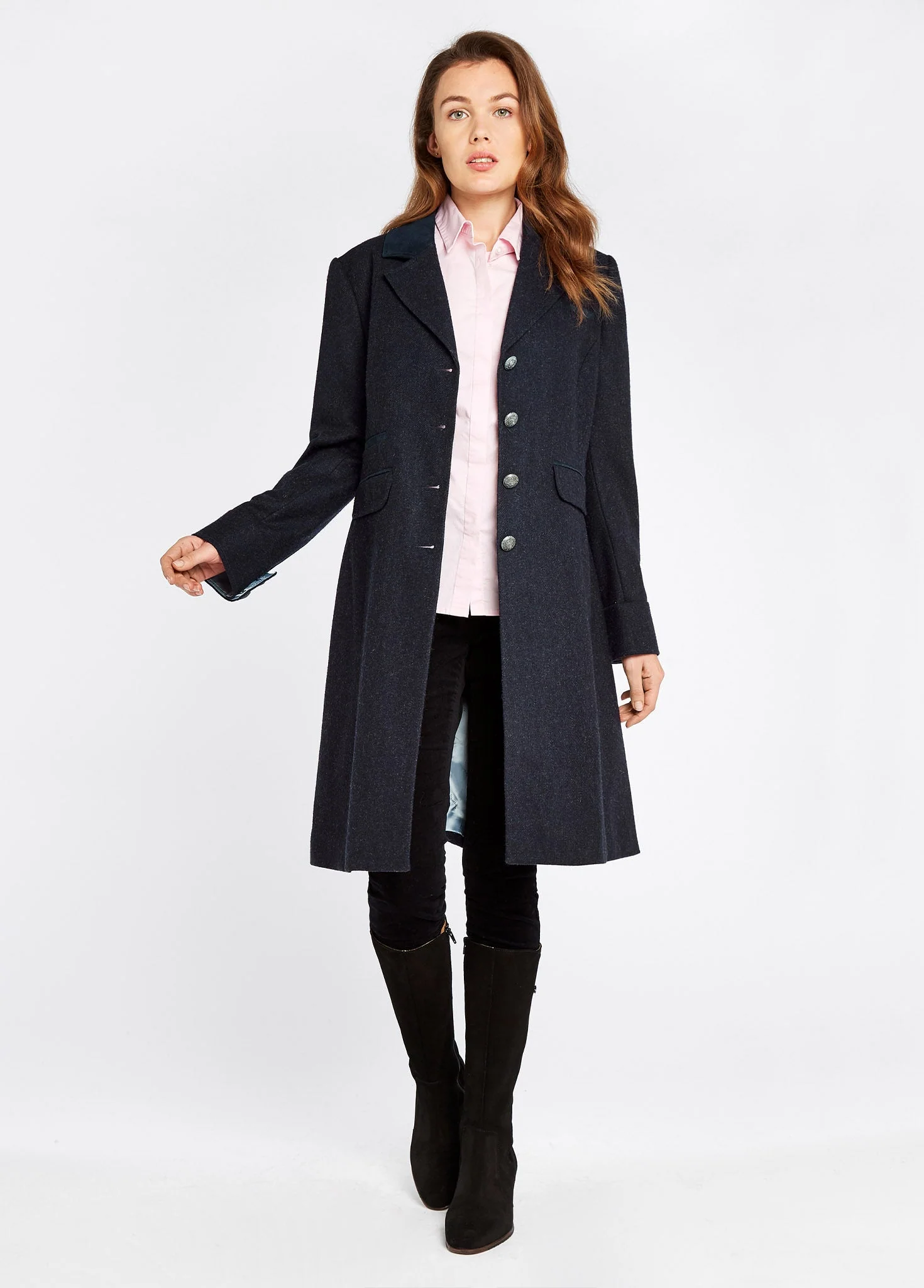 Blackthorn Tweed Jacket - Navy - Image 4