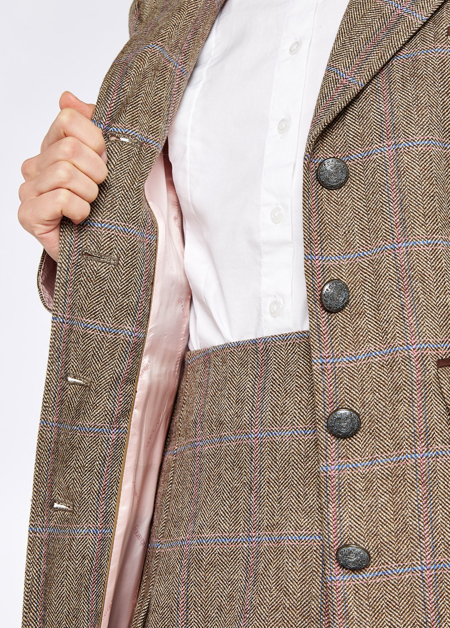 Blackthorn Tweed Jacket - Woodrose - Image 5