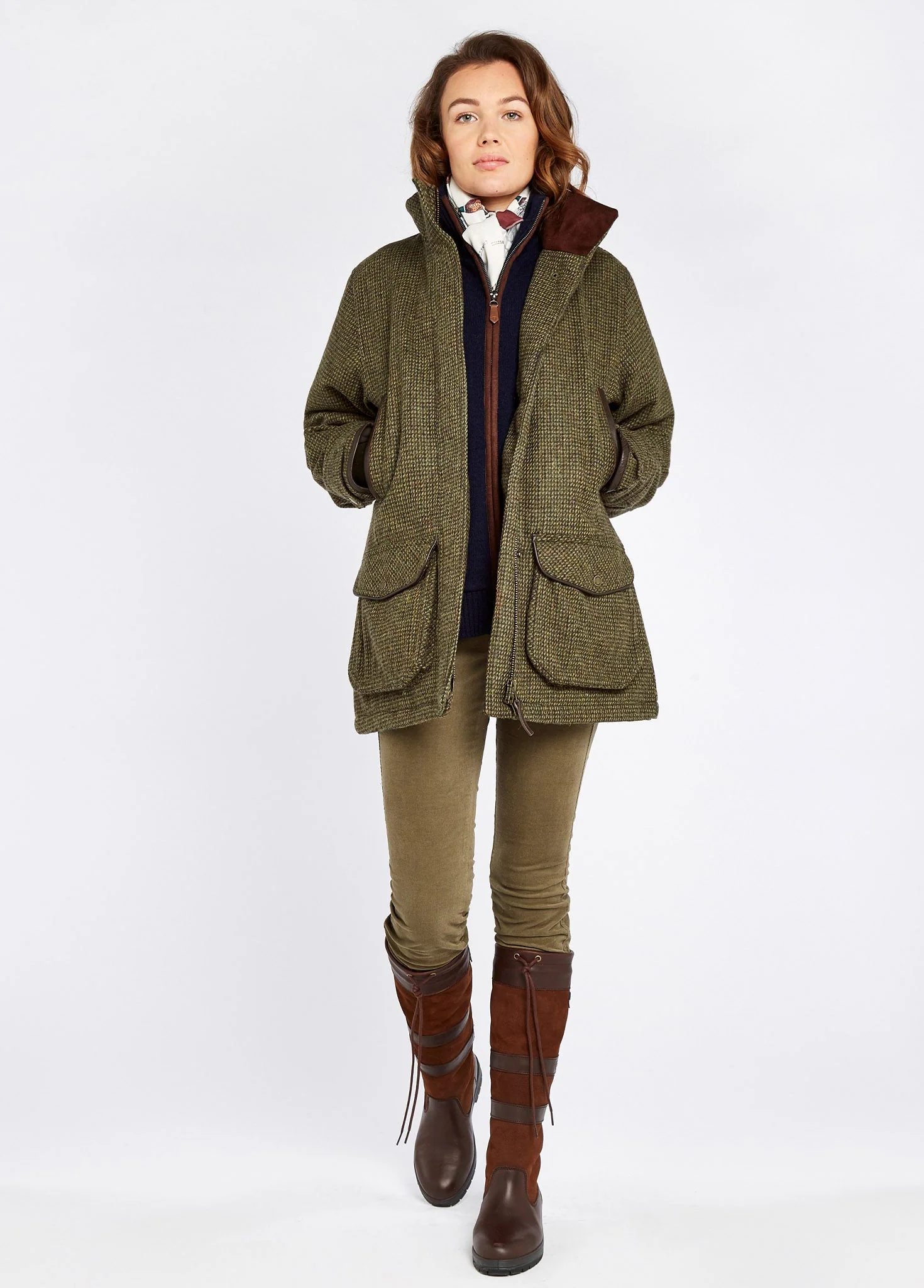Ballynahinch Tweed Field Coat - Heath - Image 3