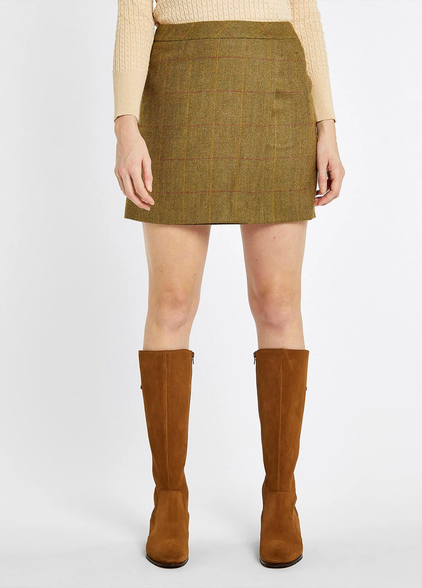 Buckthorn Tweed Skirt - Elm - Image 3