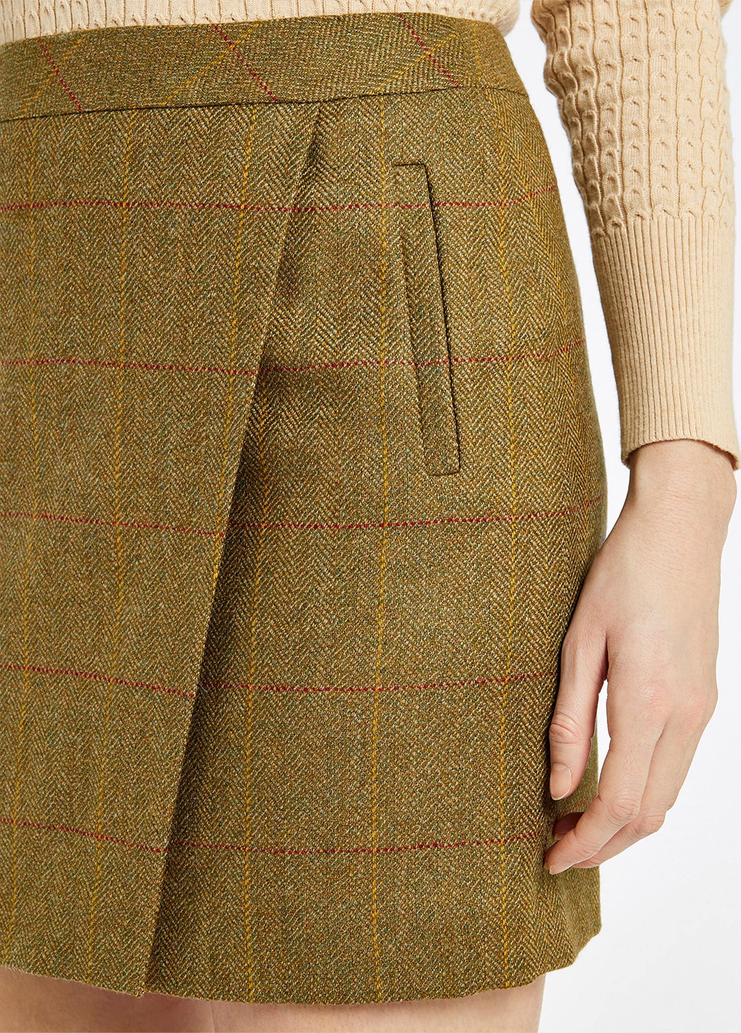 Buckthorn Tweed Skirt - Elm - Image 4