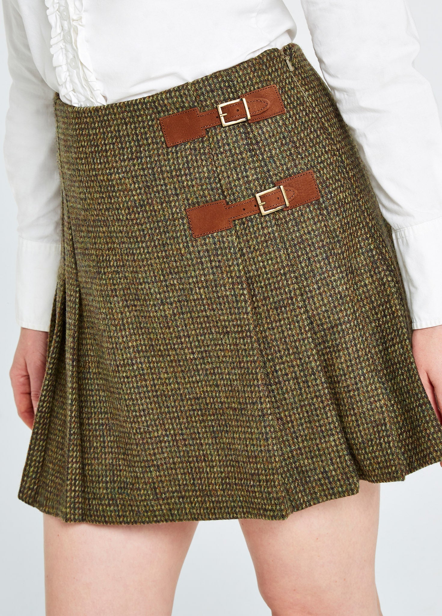 Blossom Tweed Skirt - Heath - Image 4