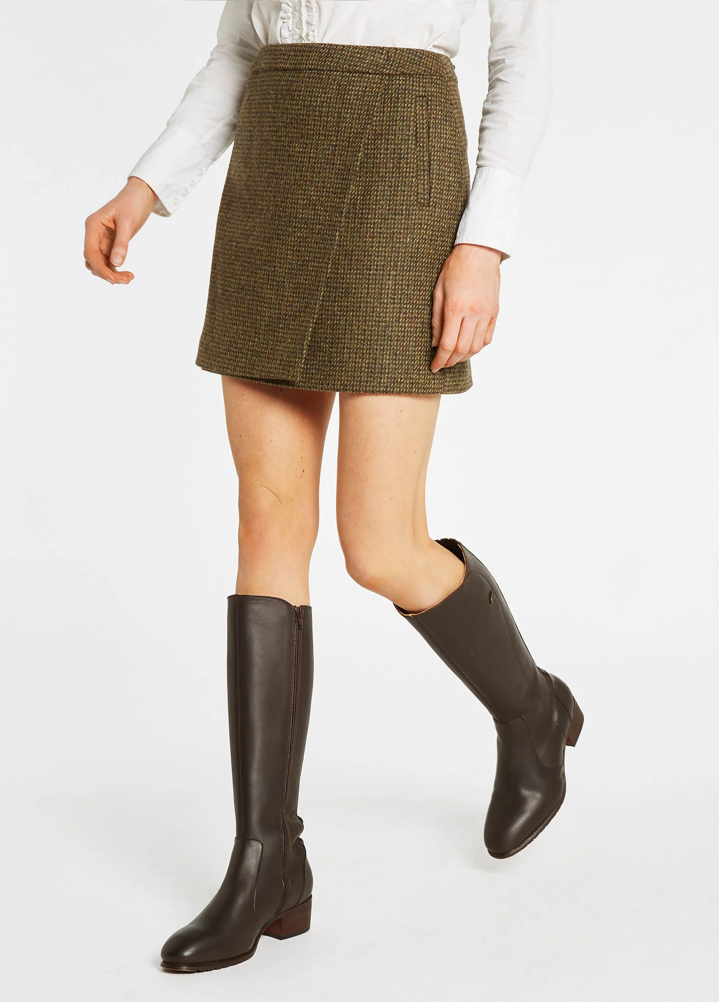 Buckthorn Tweed Skirt - Heath - Image 4
