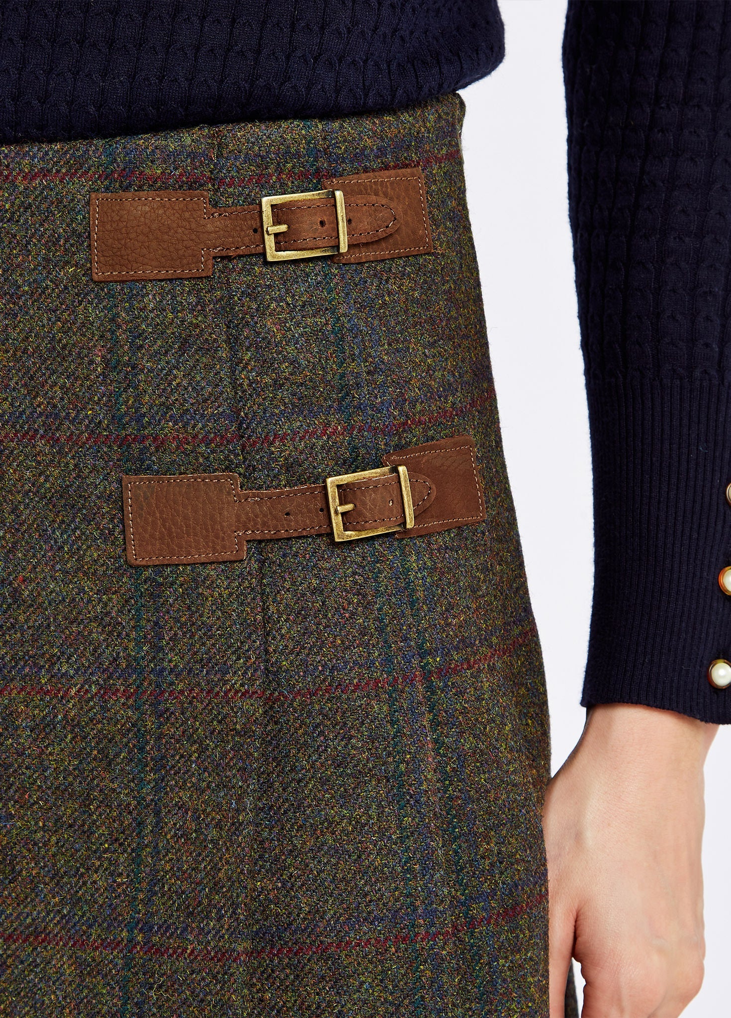Blossom Tweed Skirt - Hemlock - Image 5