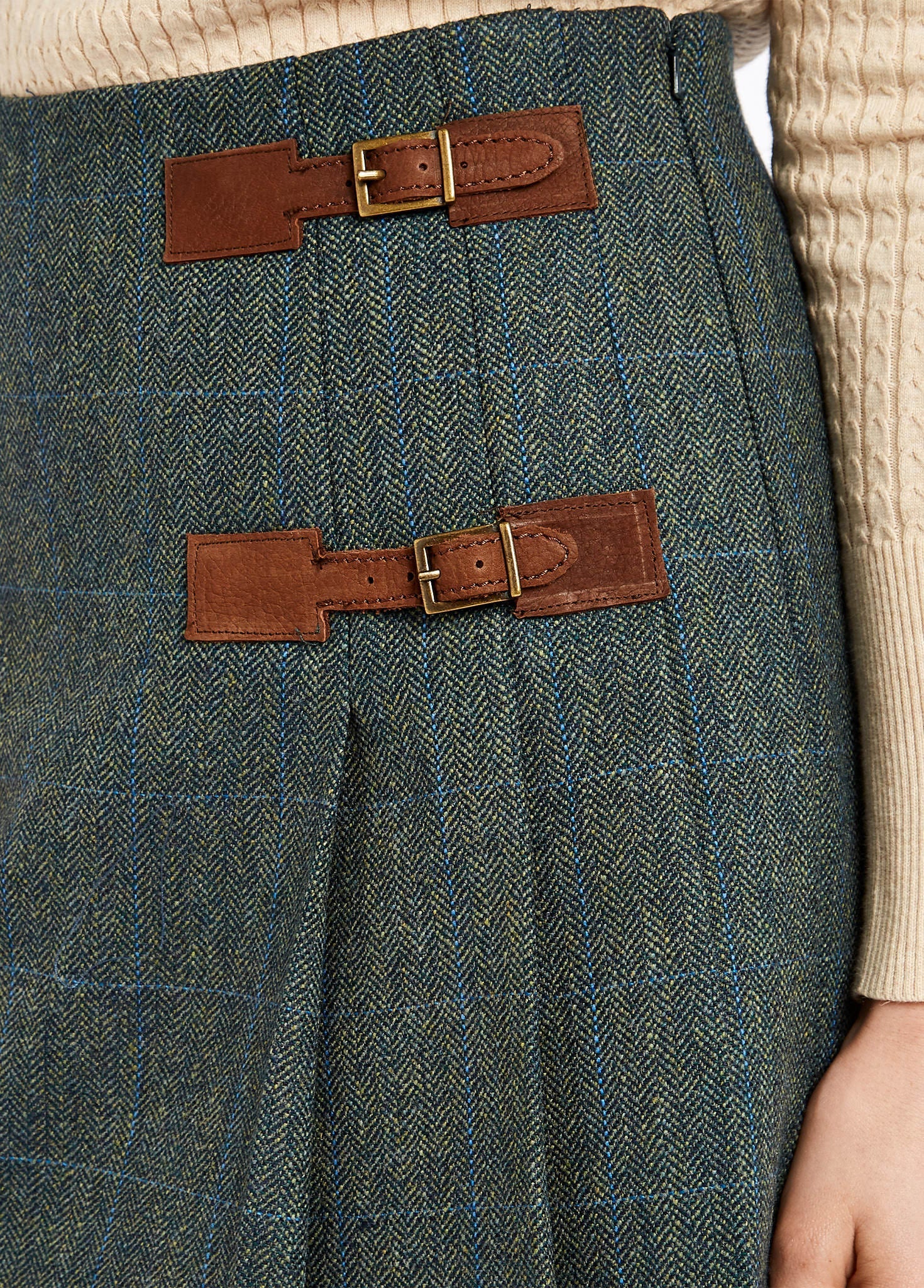 Blossom Tweed Skirt - Mist - Image 4