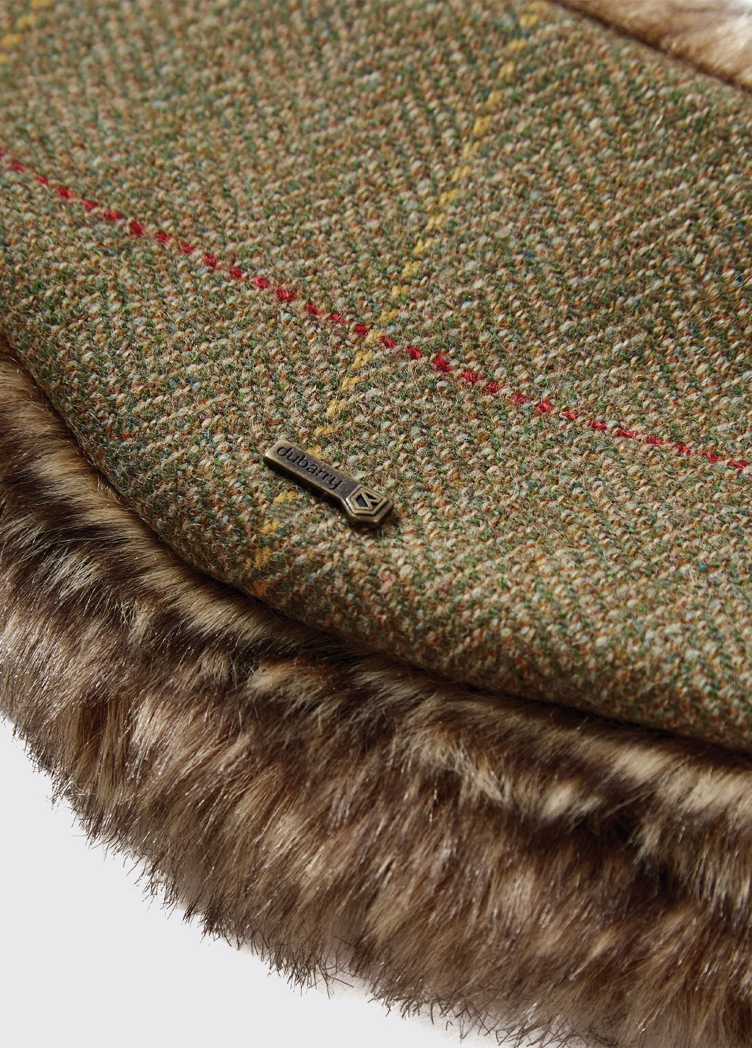 Moher Ladies Tweed Headband - Elm - Image 2