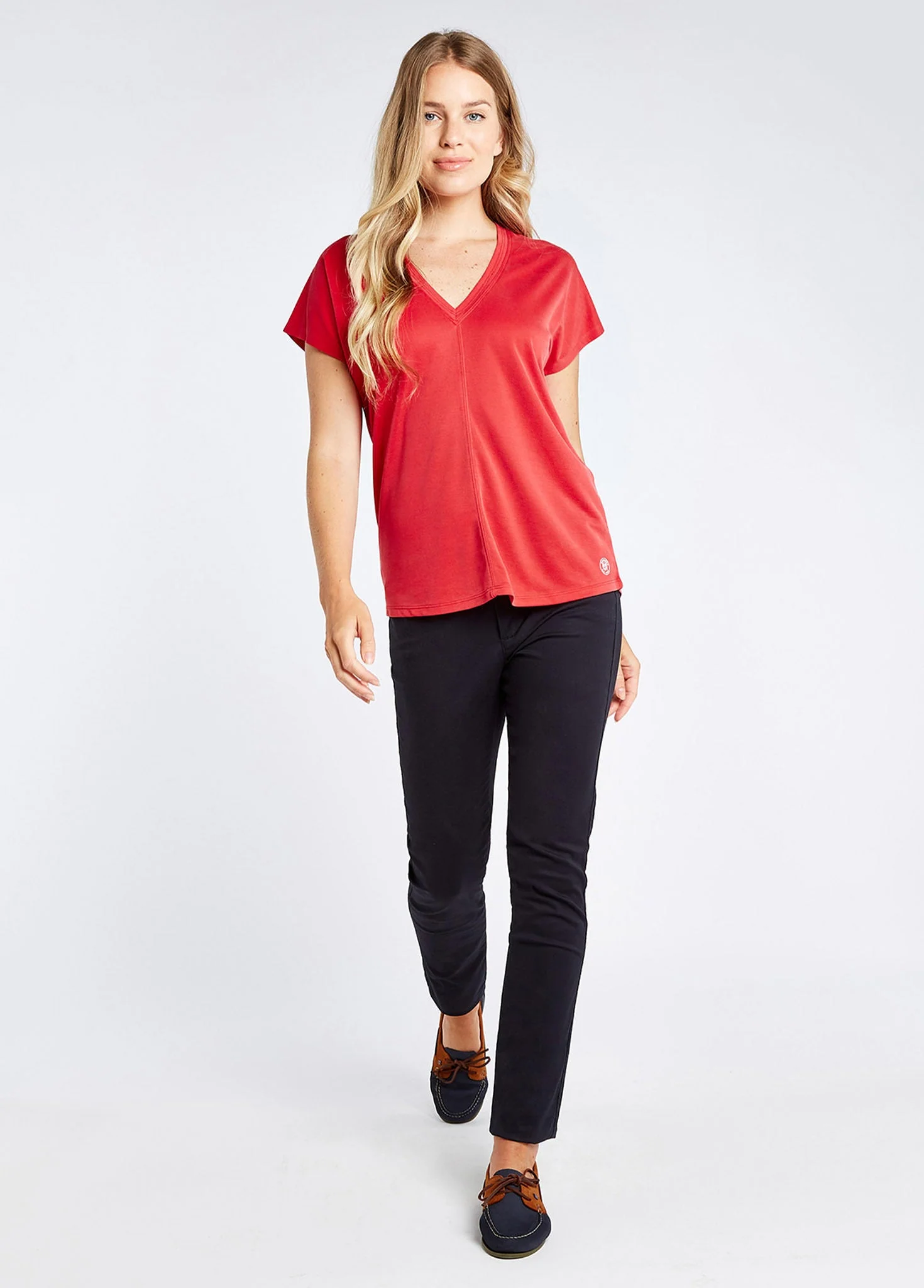 Laragh V-Neck Top - Cardinal - Image 2