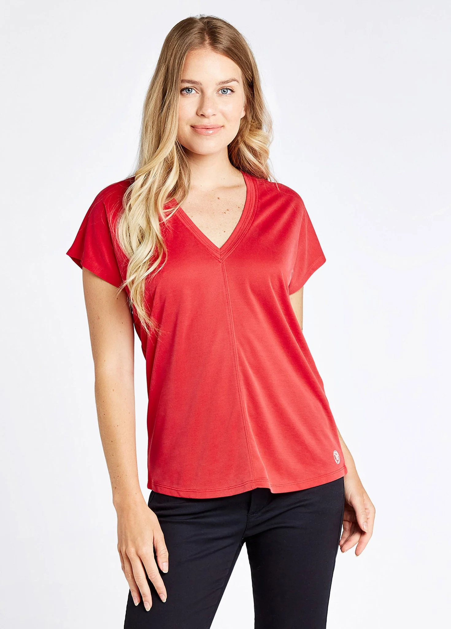 Laragh V-Neck Top - Cardinal - Image 3