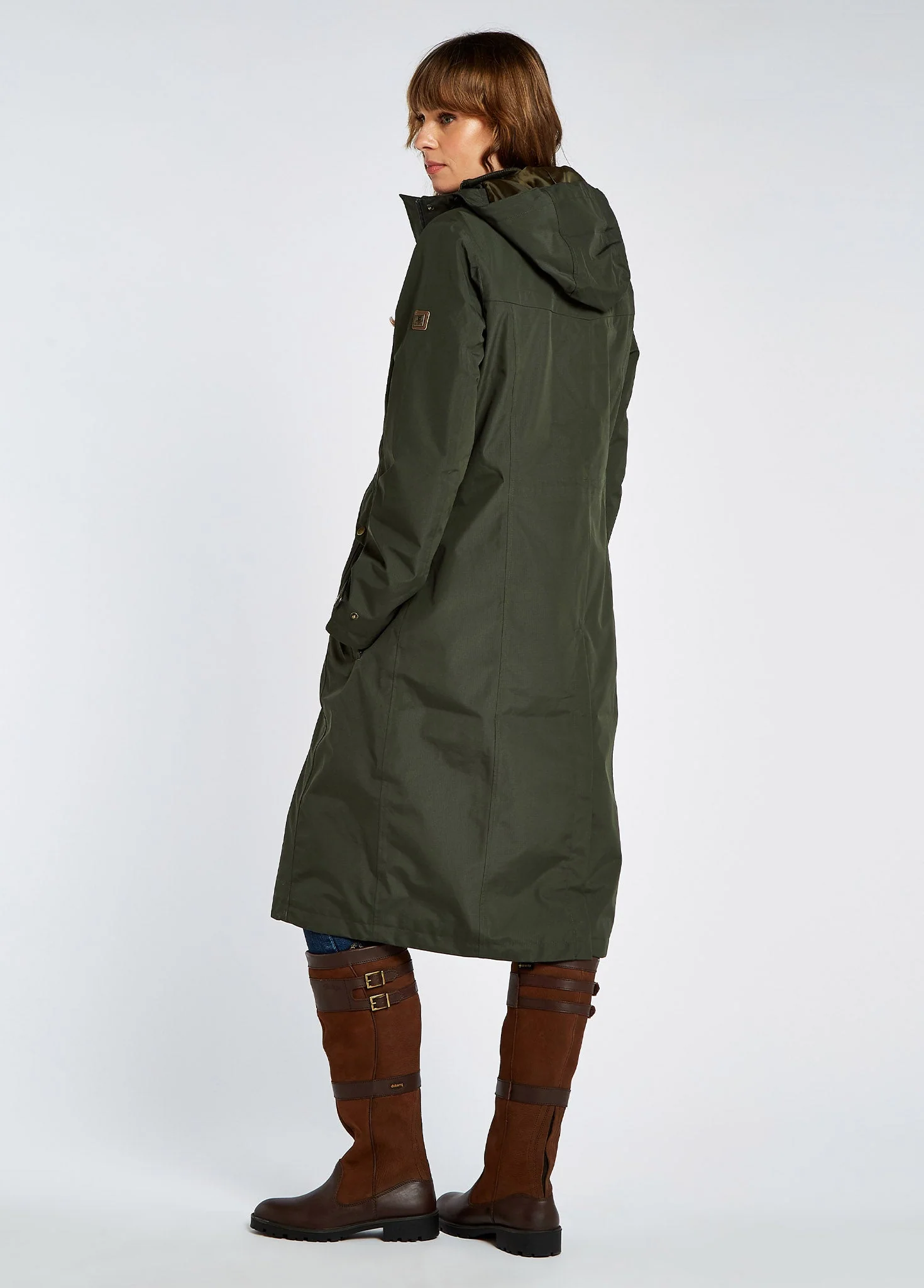 Alderford Waterproof Coat - Pesto - Image 4