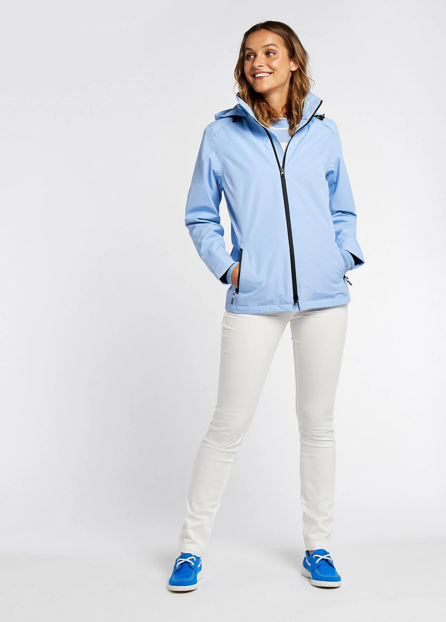 Garryvoe Waterproof Jacket - Light Sky - Image 2