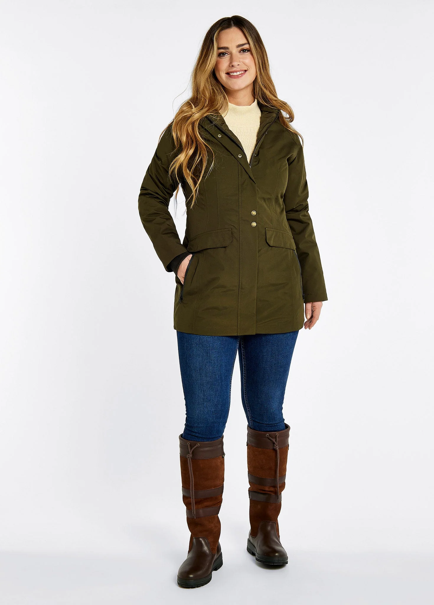 Robinson Waterproof Jacket - Olive - Image 2
