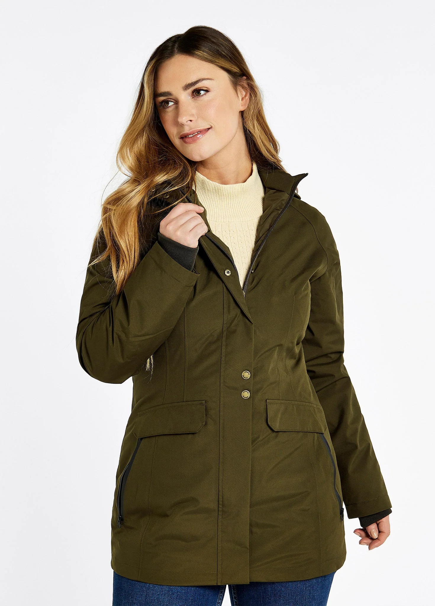 Robinson Waterproof Jacket - Olive - Image 3