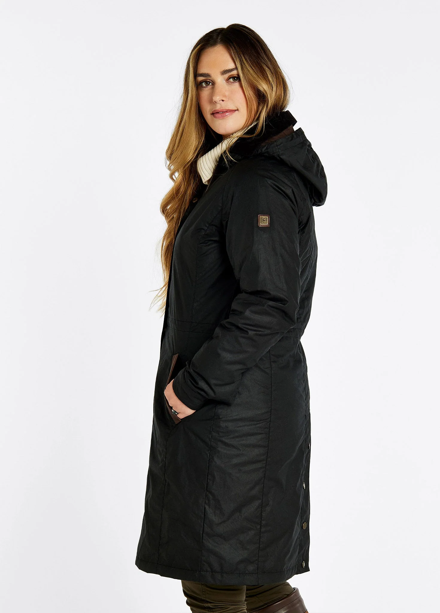 Redington Wax Coat - Black - Image 4