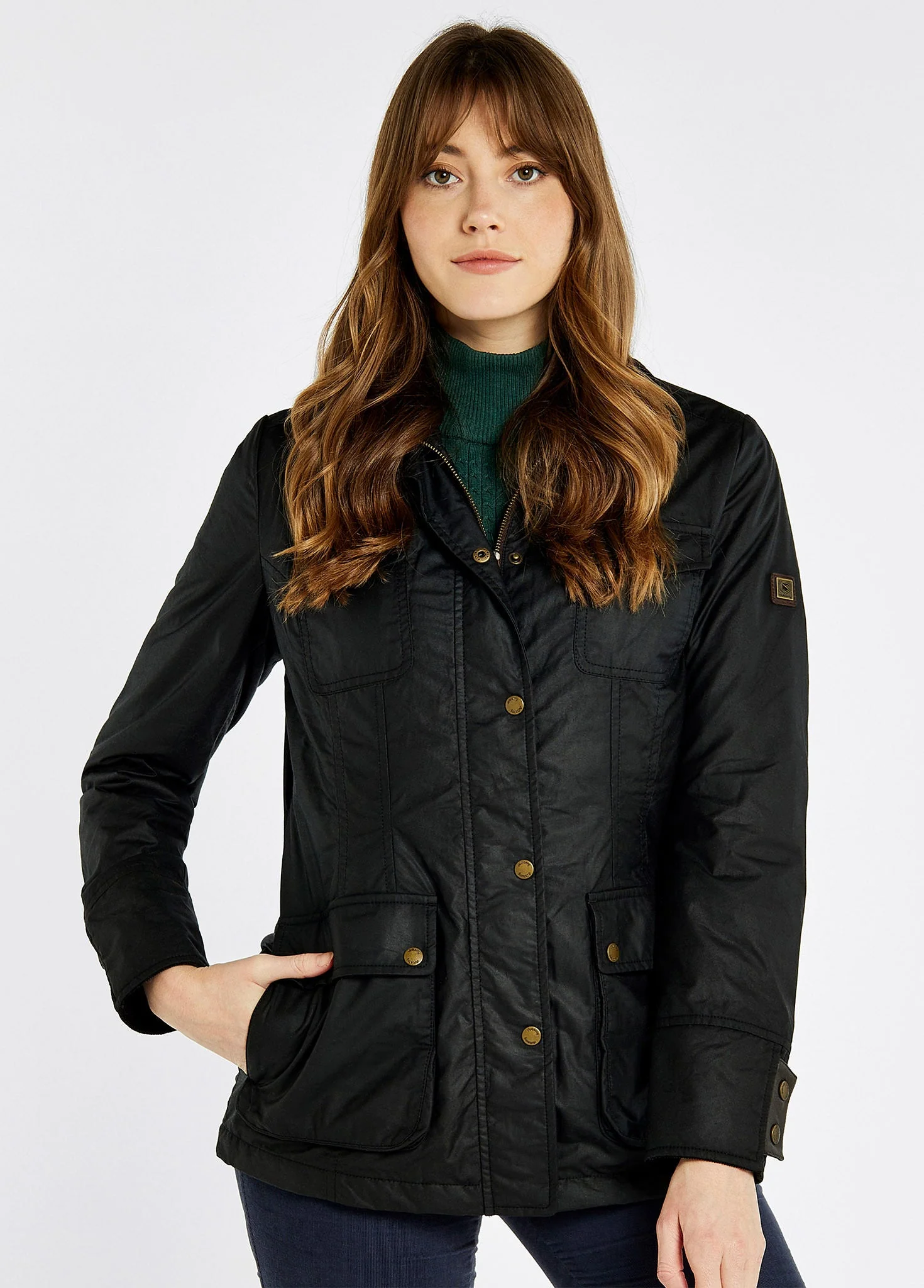 Munsboro Wax Jacket - Black - Image 4