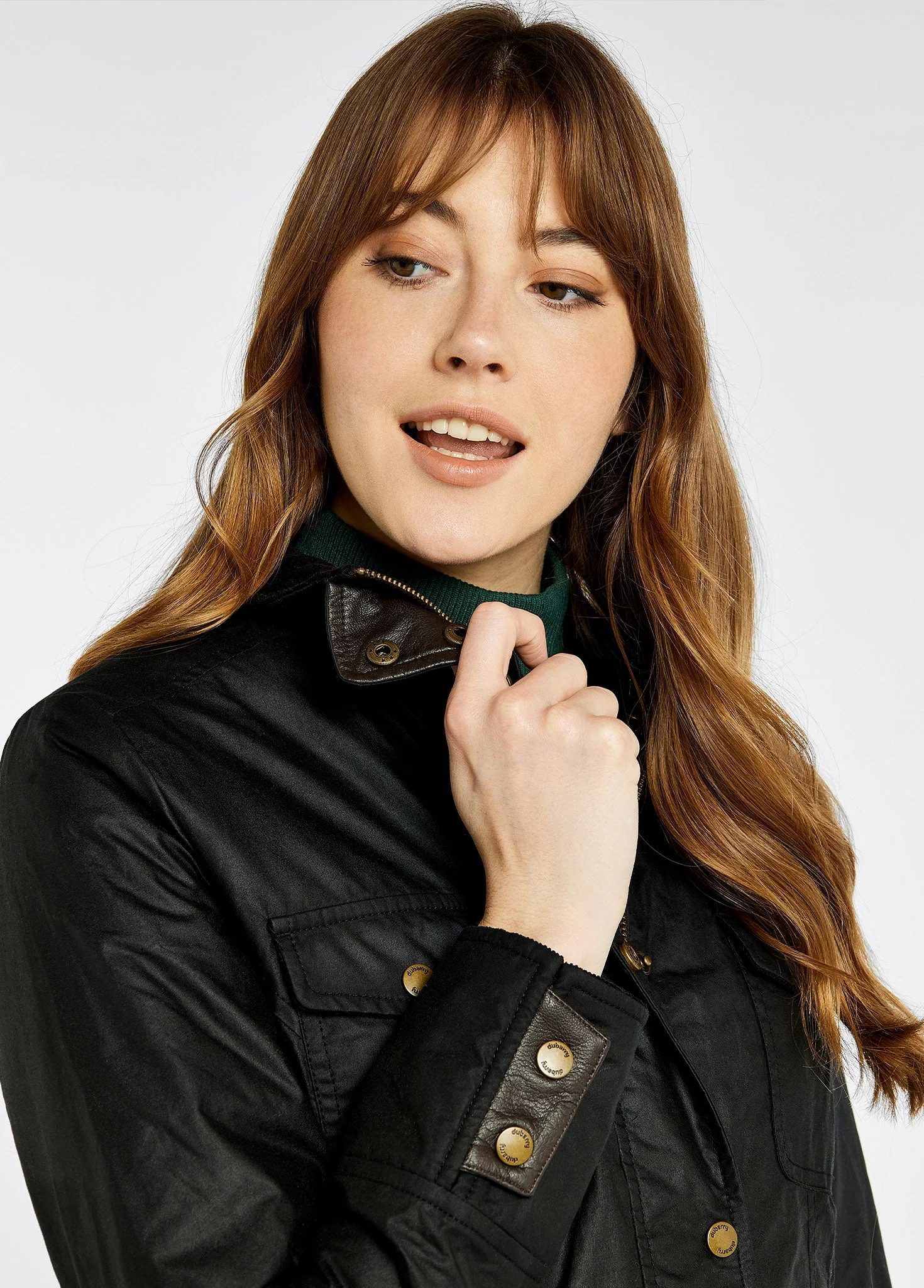 Munsboro Wax Jacket - Black - Image 6