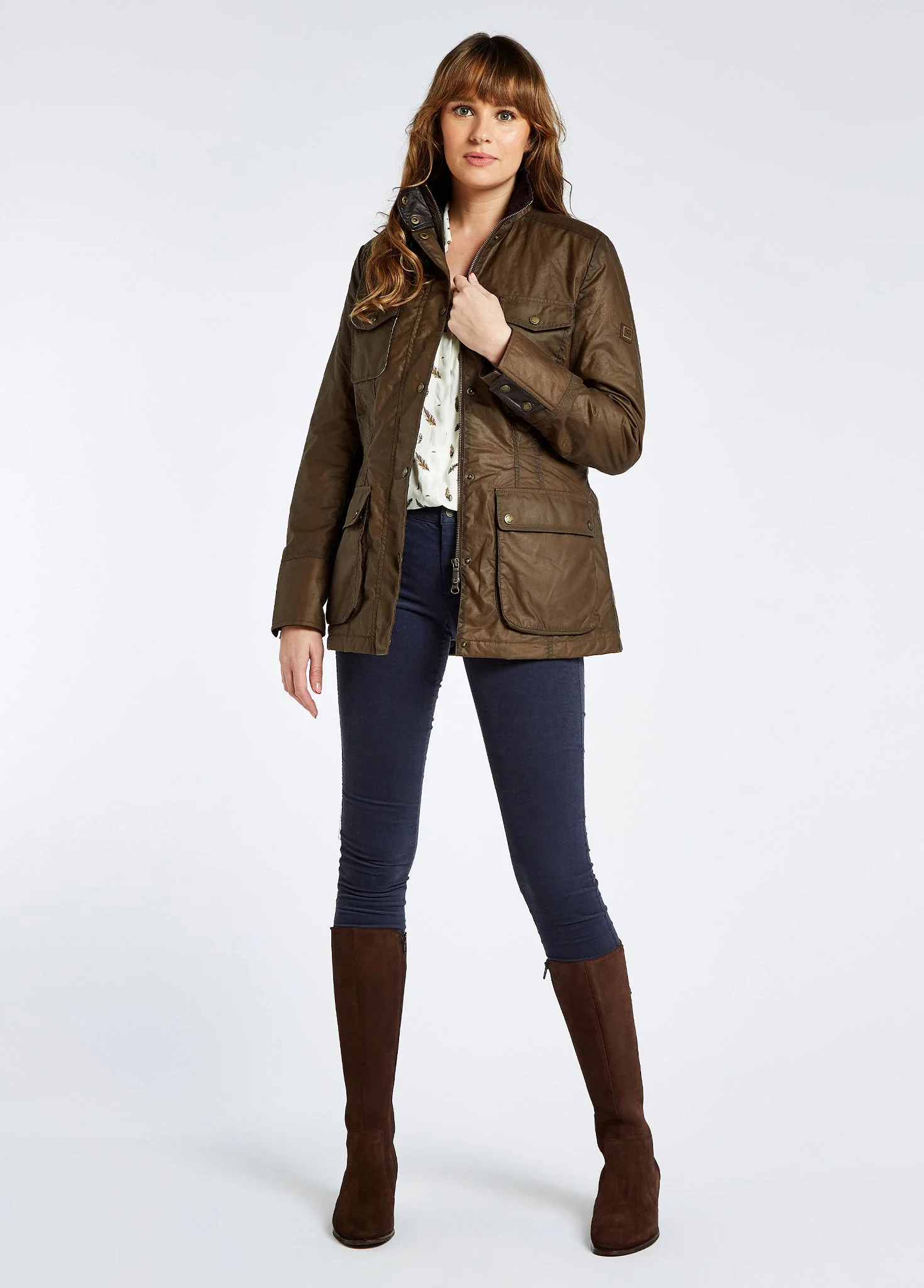 Munsboro Wax Jacket - Ginger - Image 2