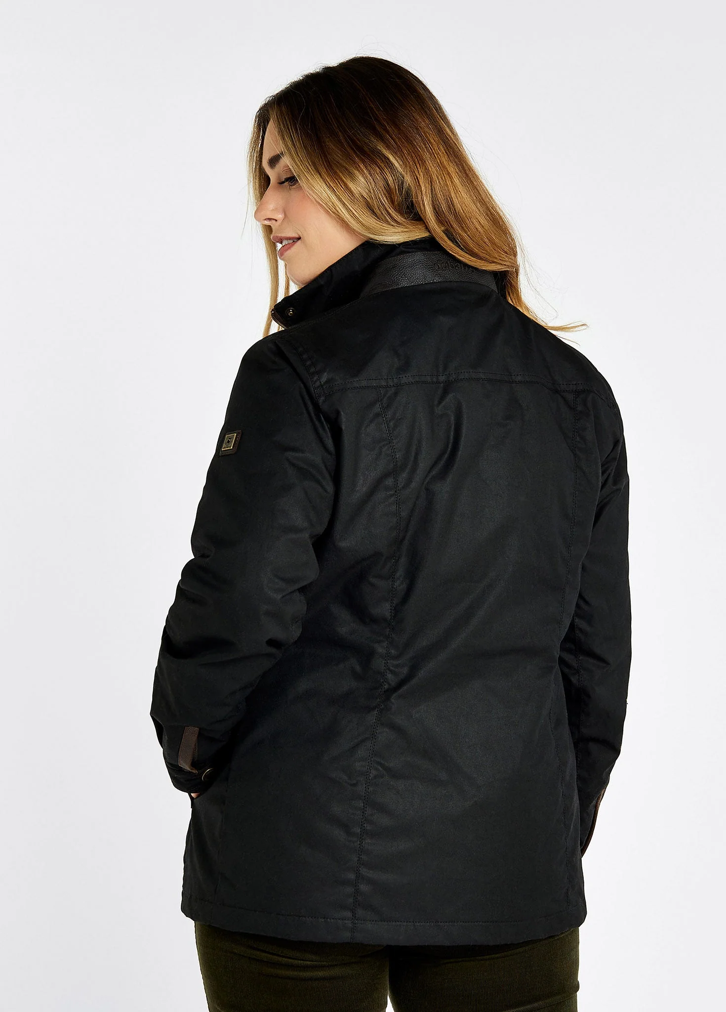 Mountrath Waxed Jacket - Black - Image 5