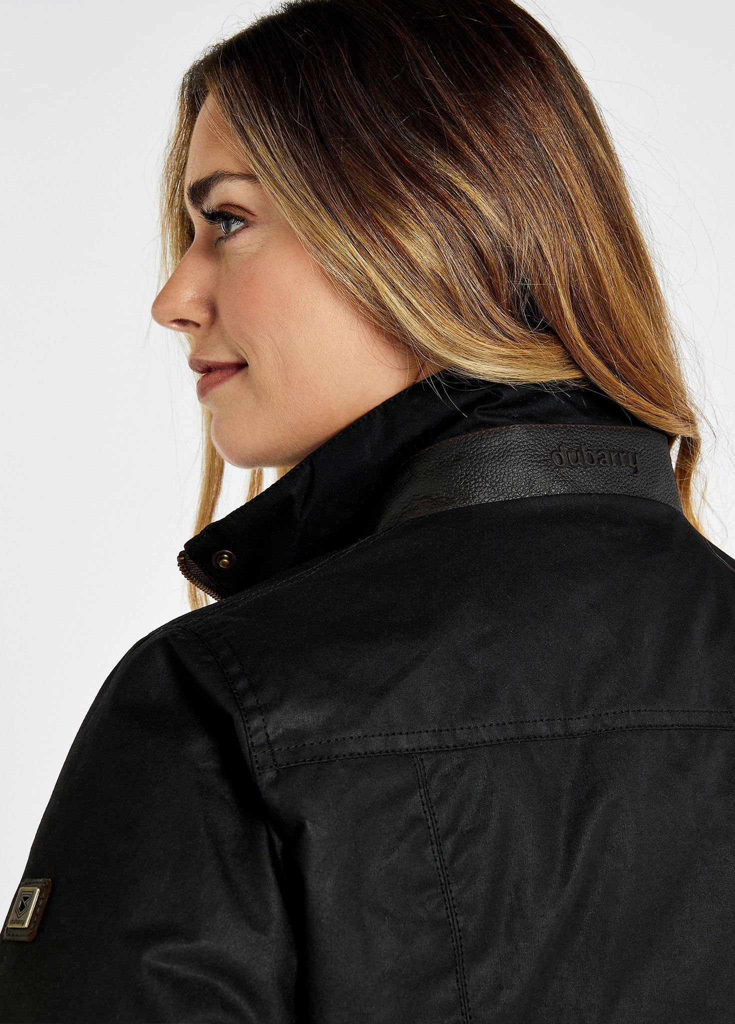 Mountrath Waxed Jacket - Black - Image 7